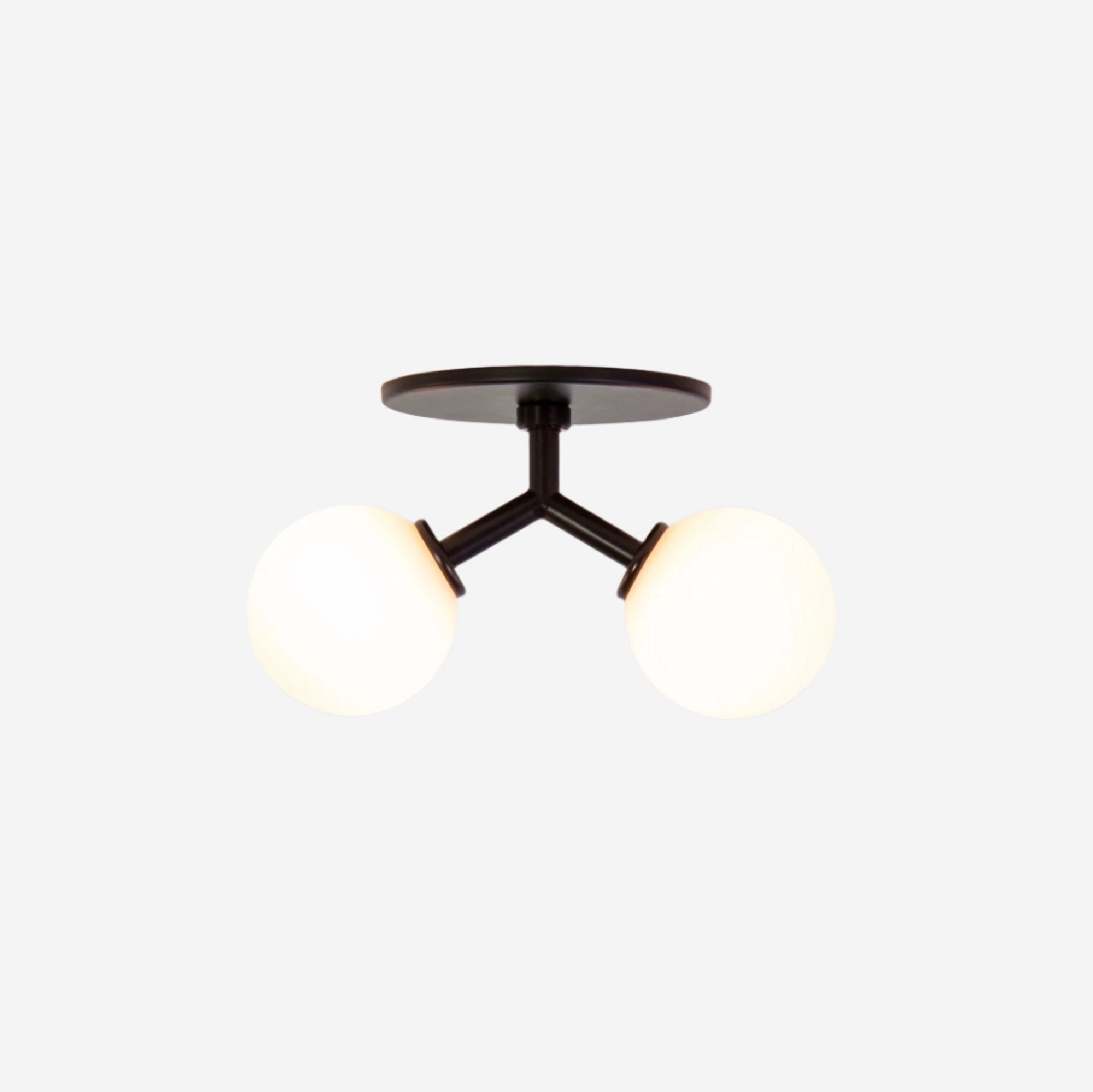 Black Flush Mount Ceiling Light from Fritz Hansen vs Hay