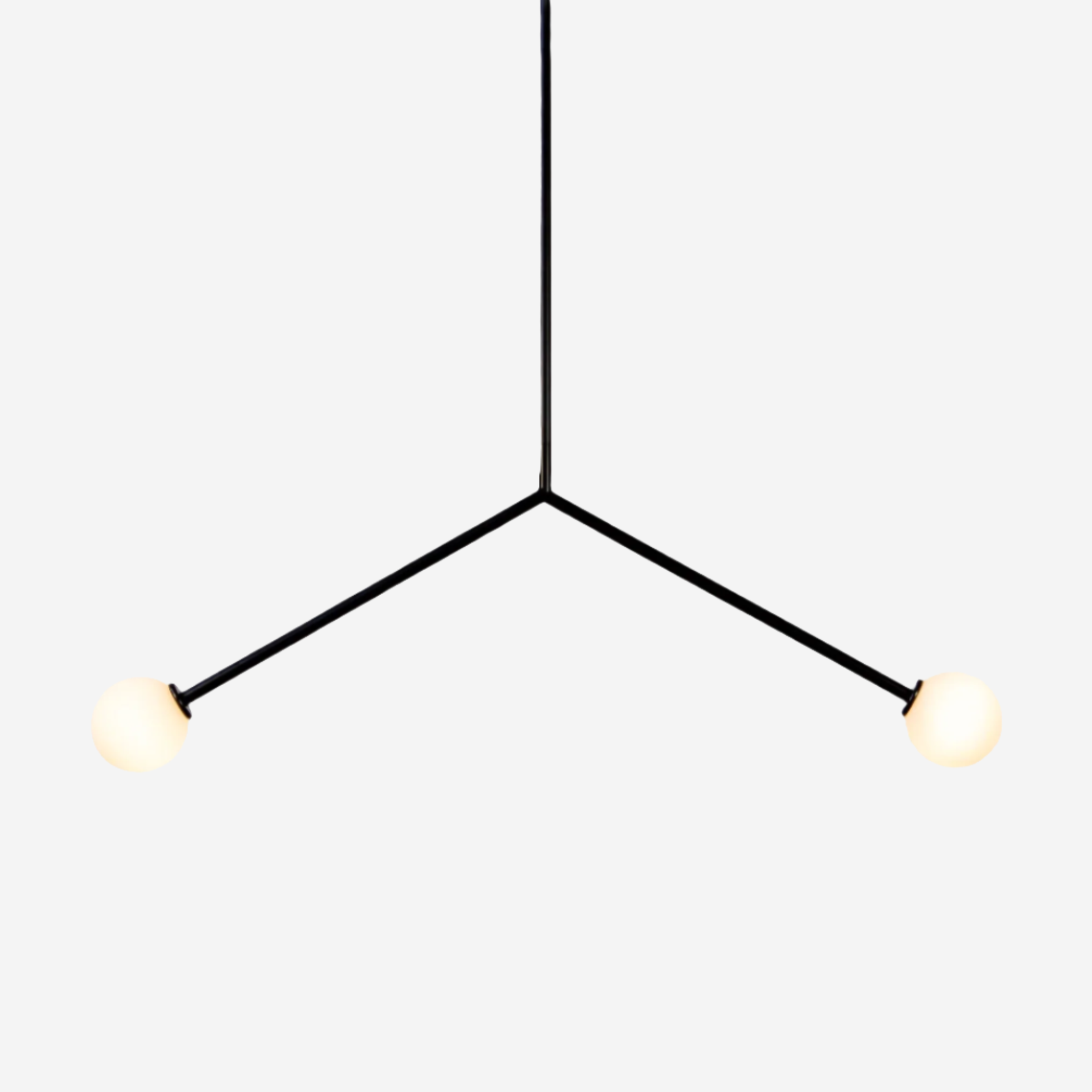 Contemporary Black LED Linear Pendant Light