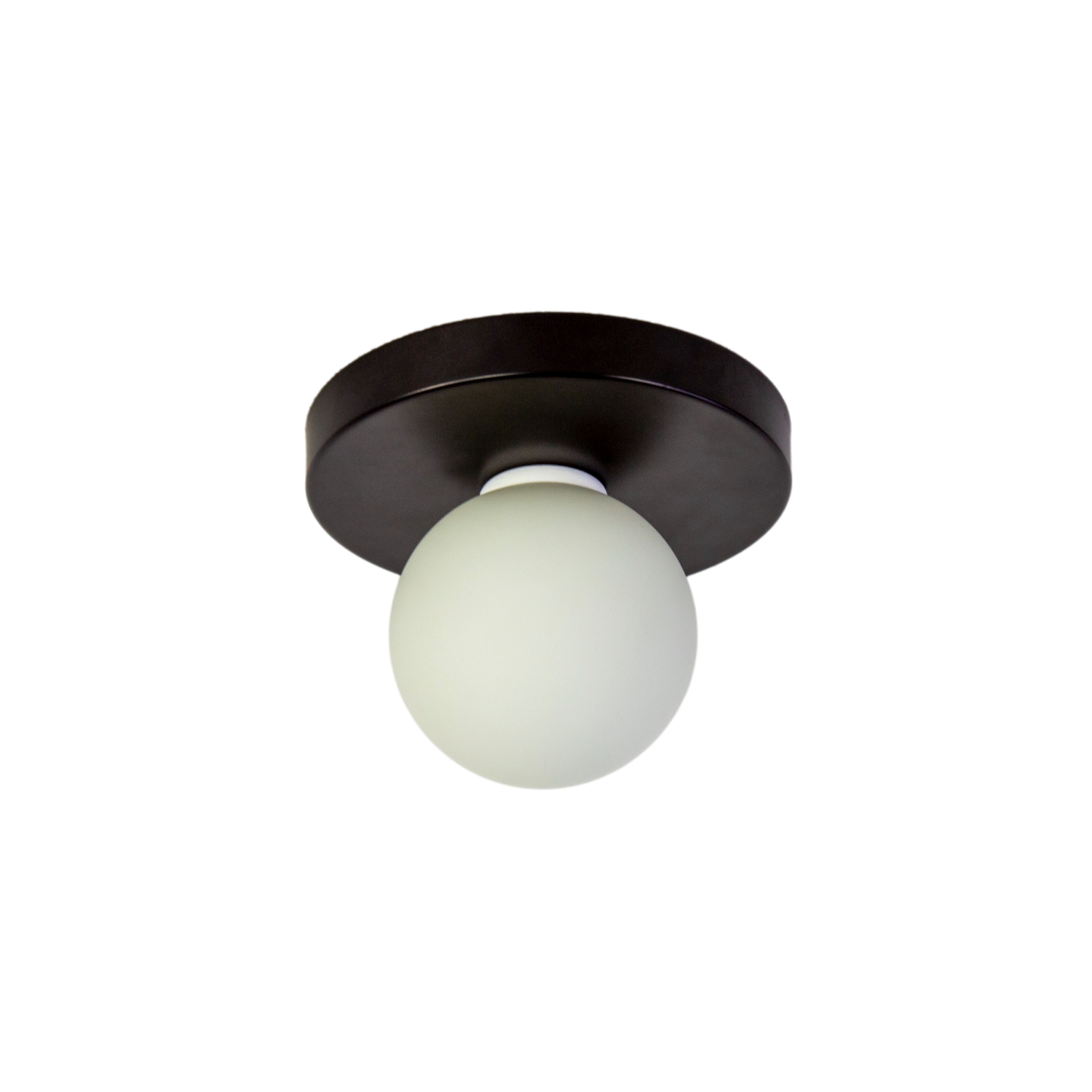 Globe Flush Mount - Black