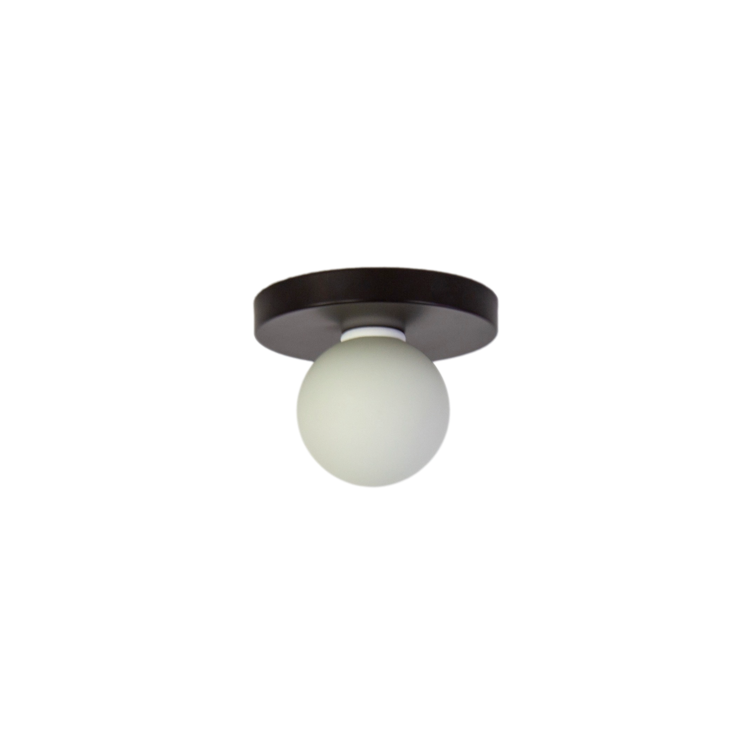 Globe Flush Mount - Black