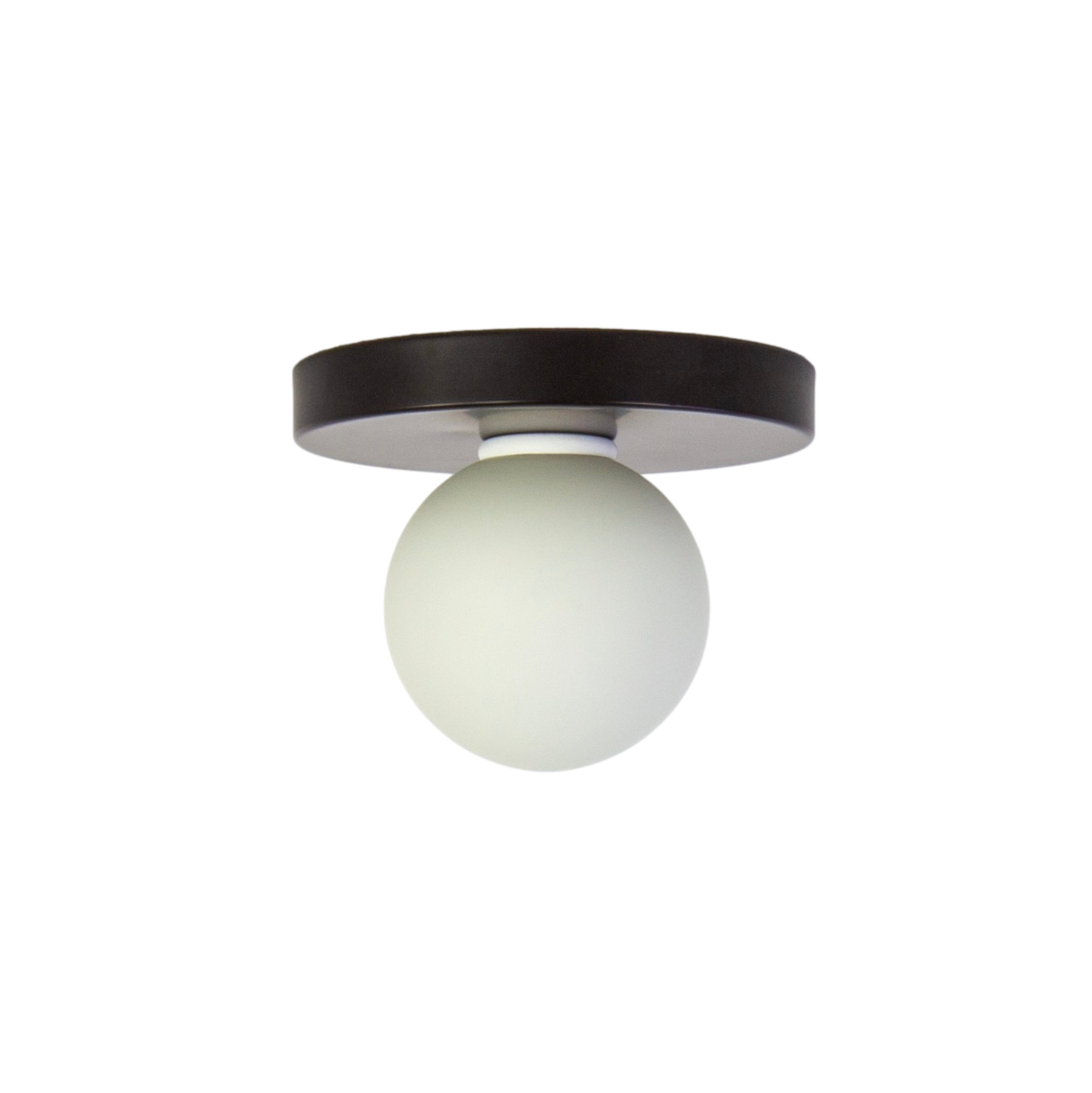 Globe Flush Mount - Black