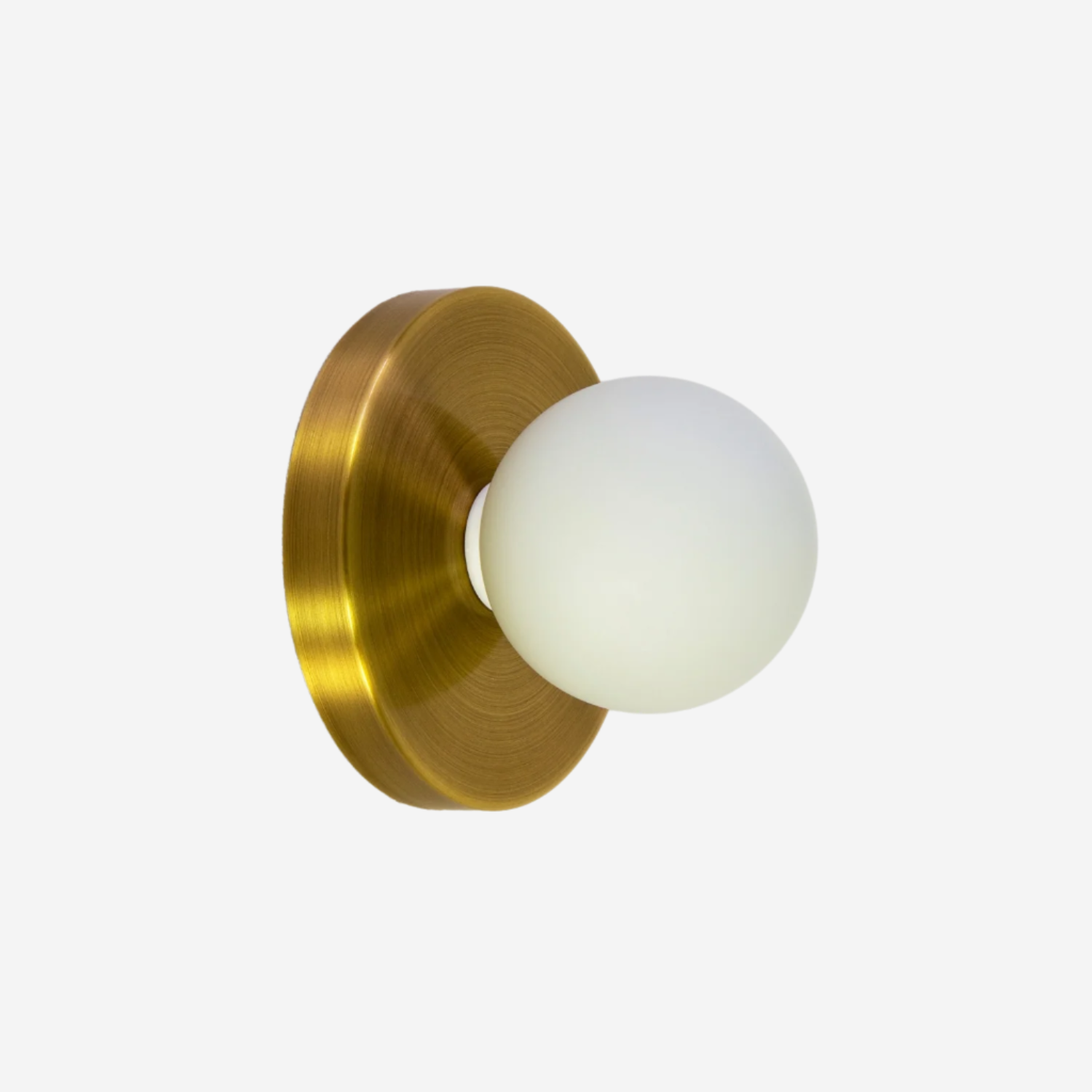 Globe Sconce - Brass