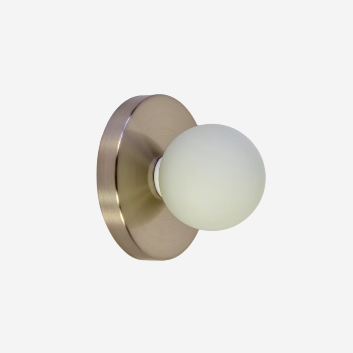 Globe Sconce - Brushed Nickel