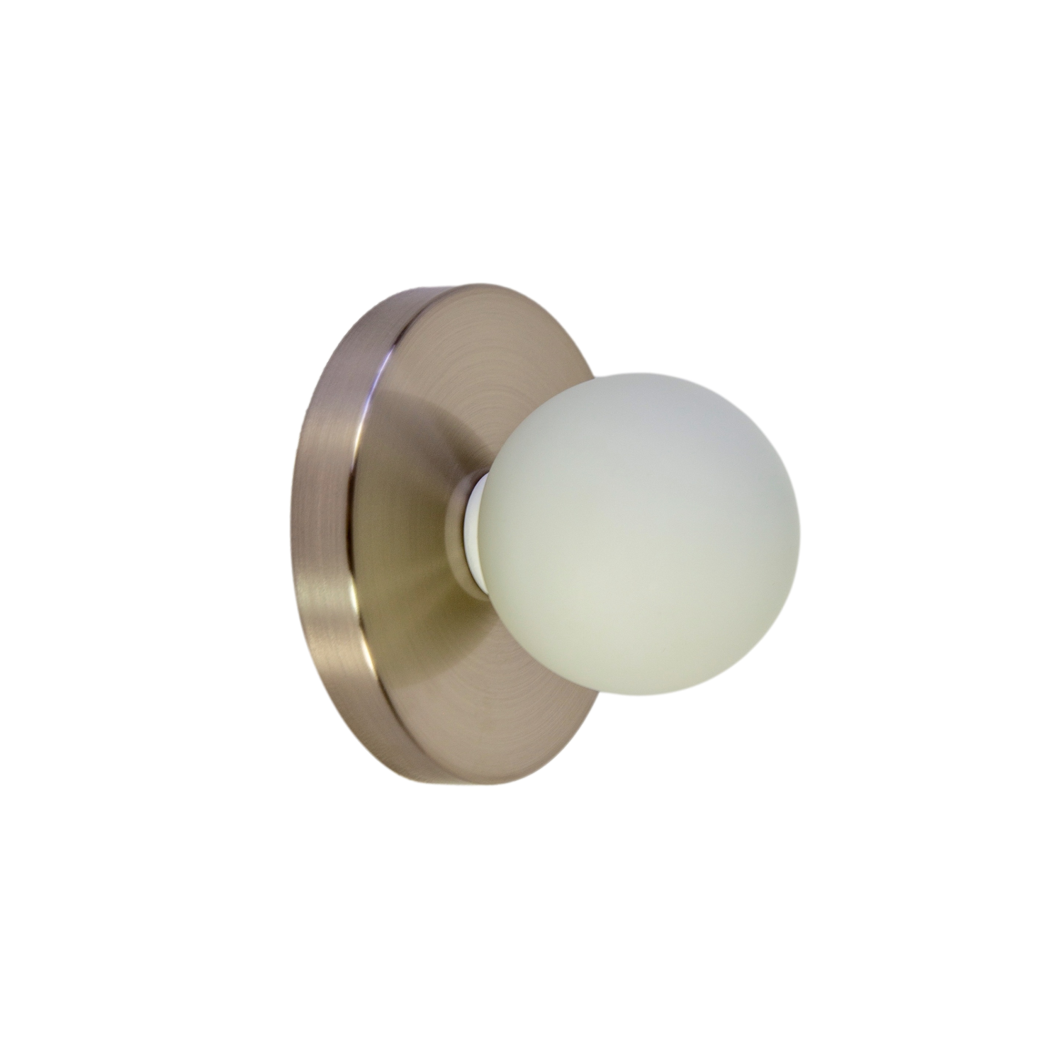 Globe Sconce - Brushed Nickel