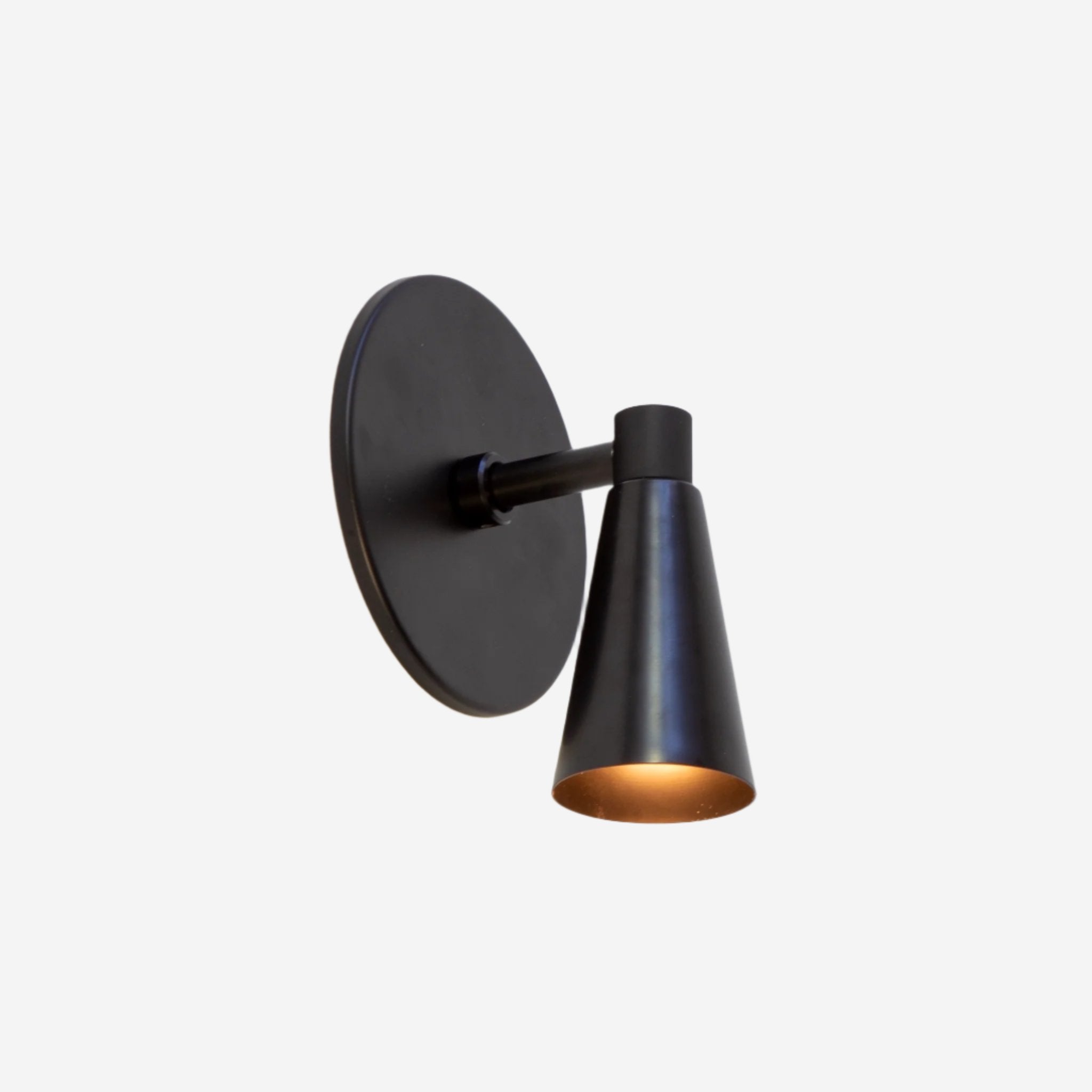 Cone 1 Sconce - Black