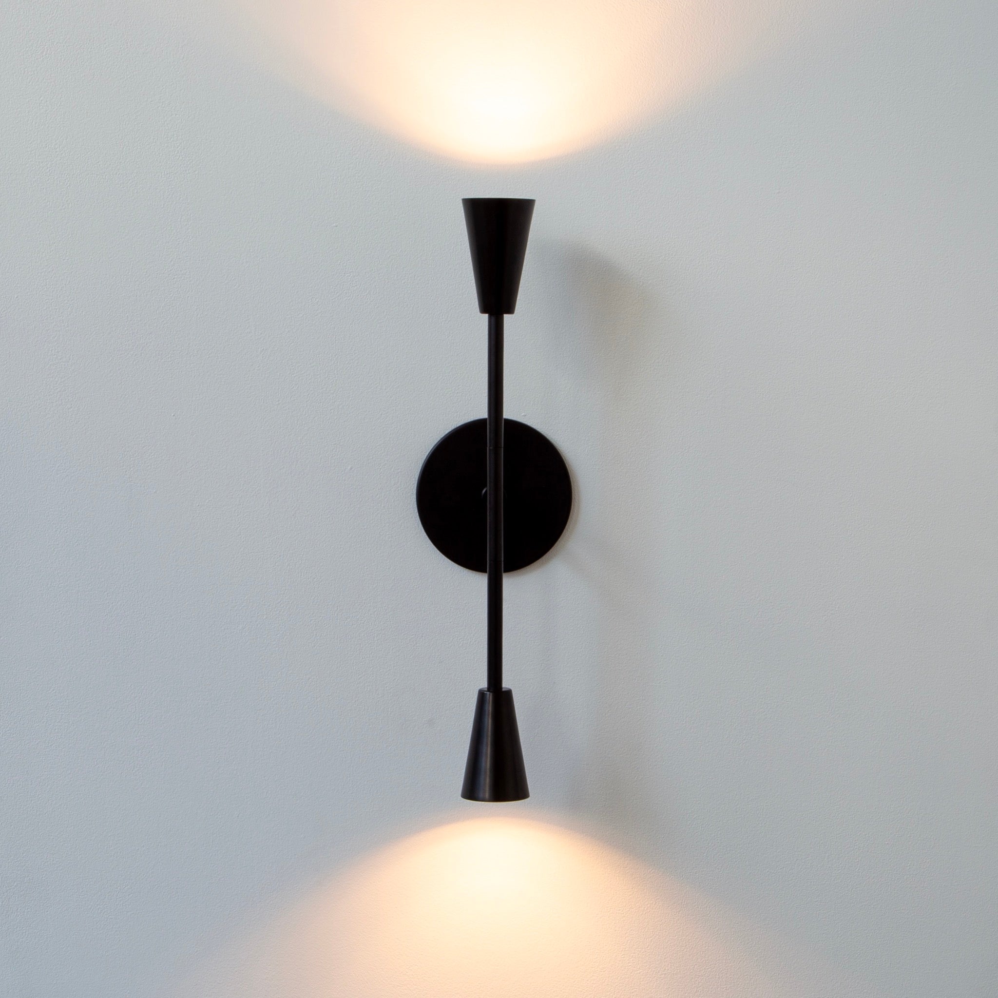 Cone 2 Sconce - Large, Black