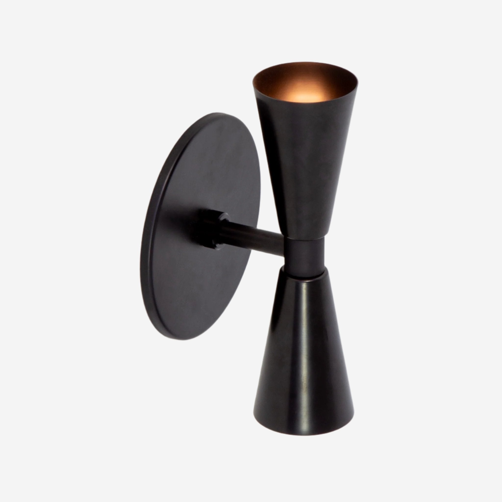 Cone 2 Sconce - Small, Black