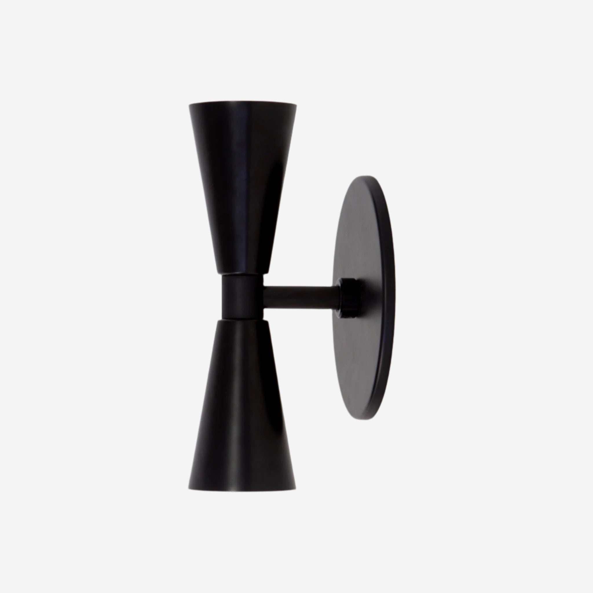 Cone 2 Sconce - Small, Black