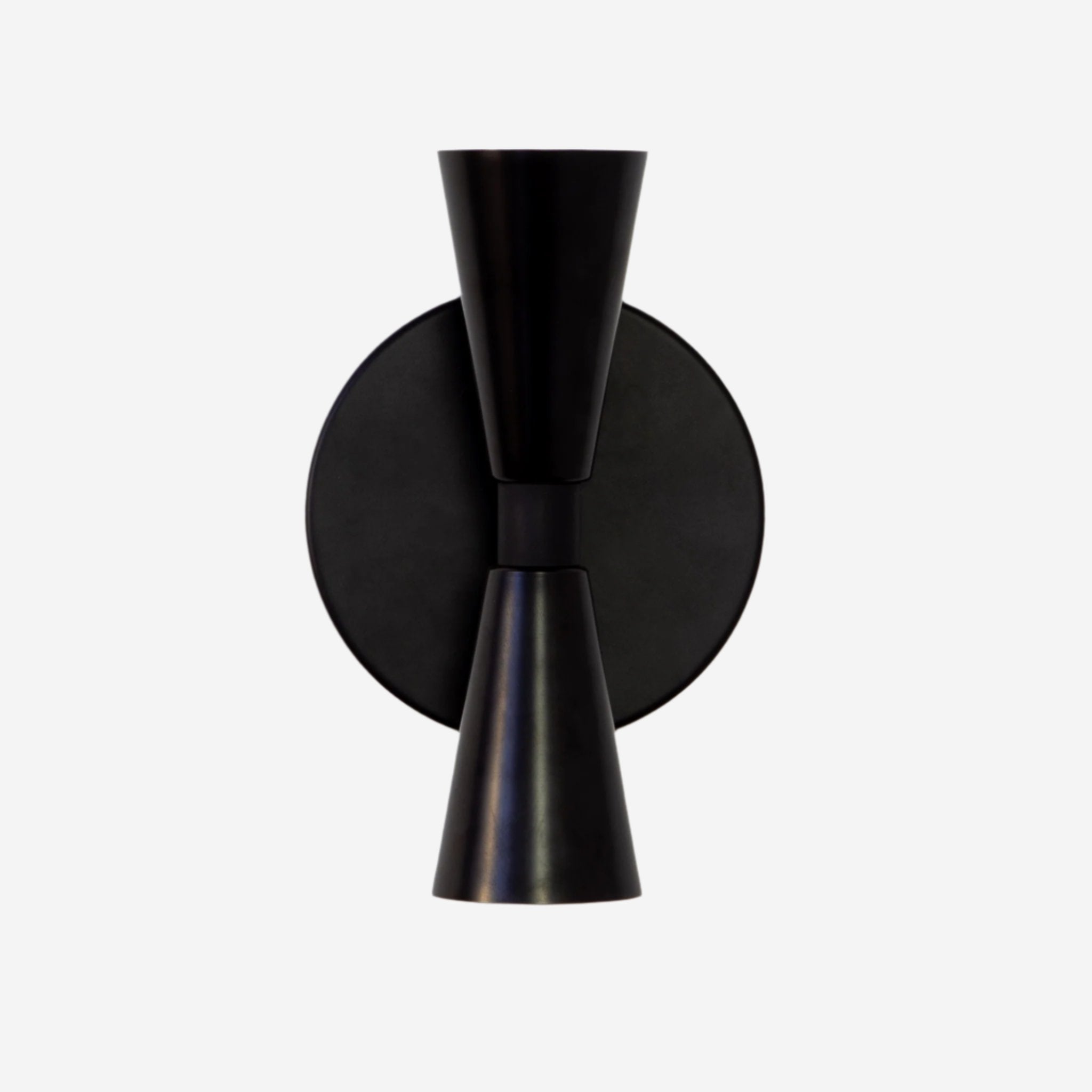 Cone 2 Sconce - Small, Black