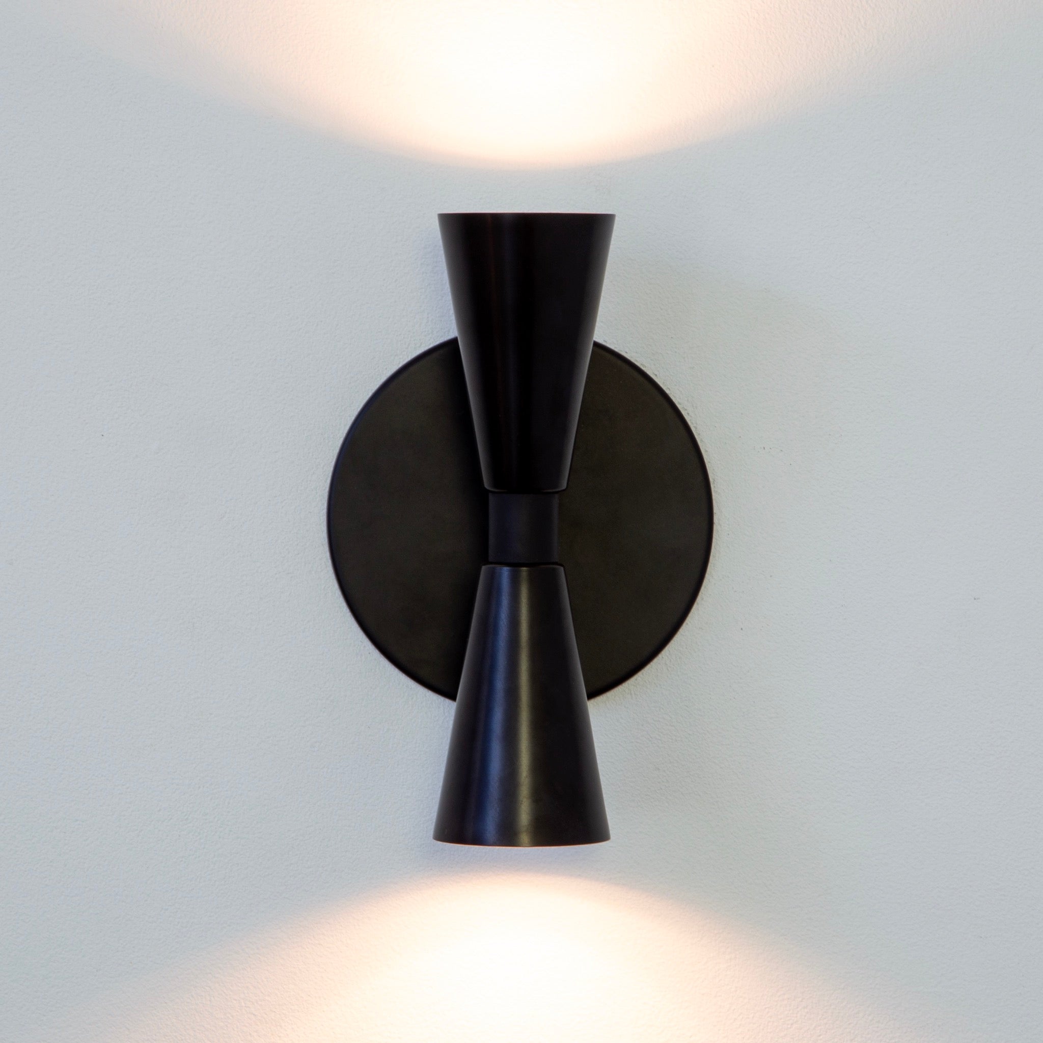 Cone 2 Sconce - Small, Black