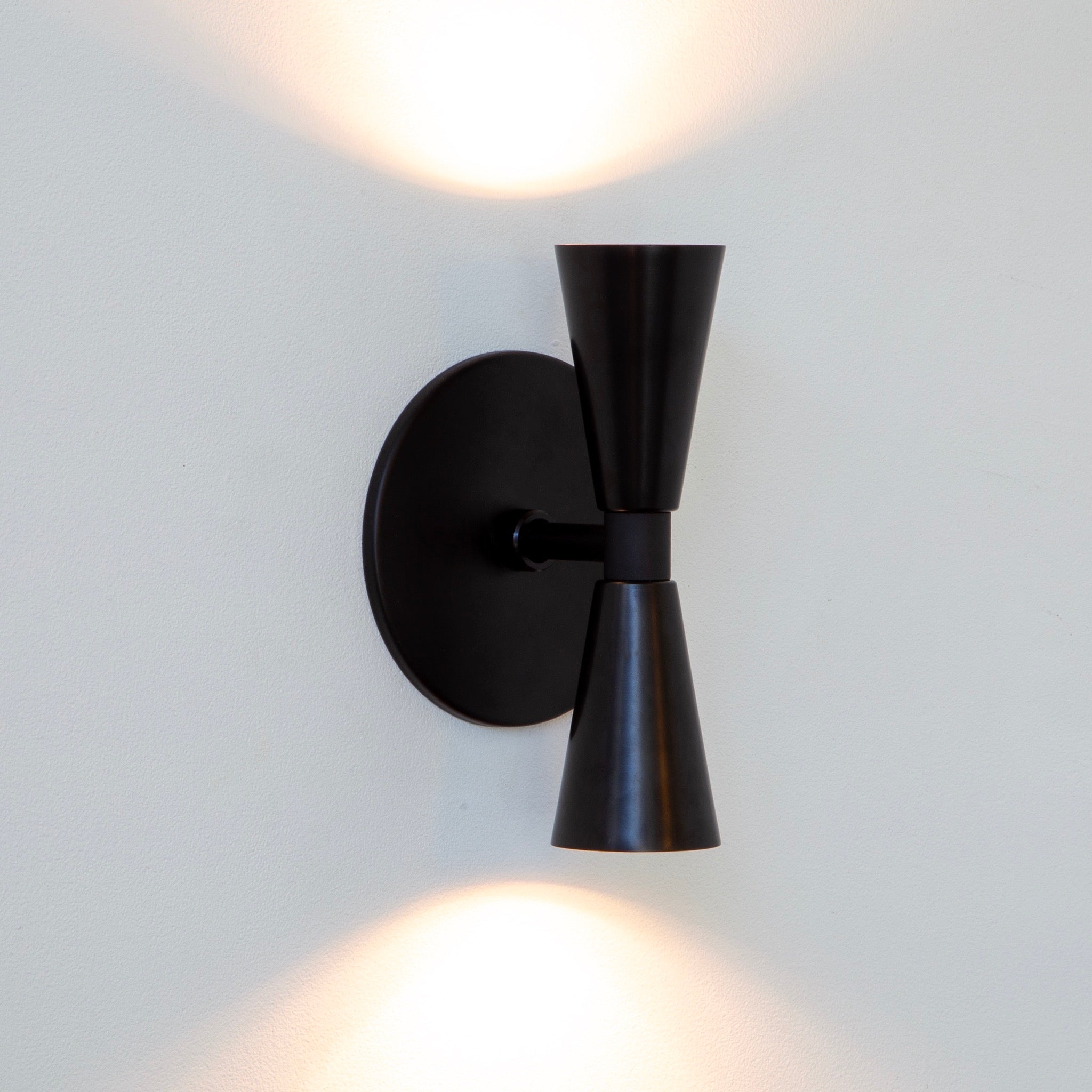 Cone 2 Sconce - Small, Black