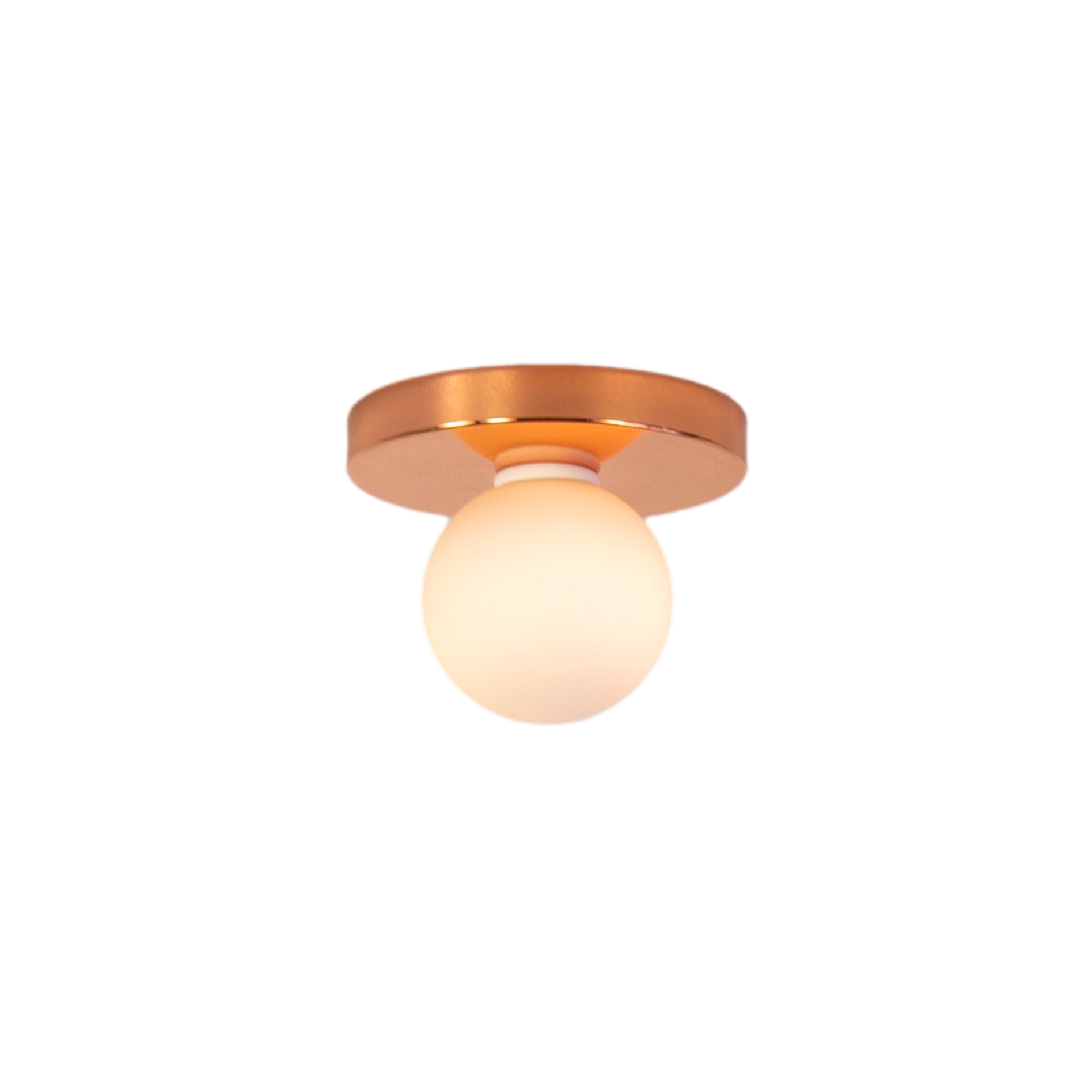 Globe Flush Mount - Copper