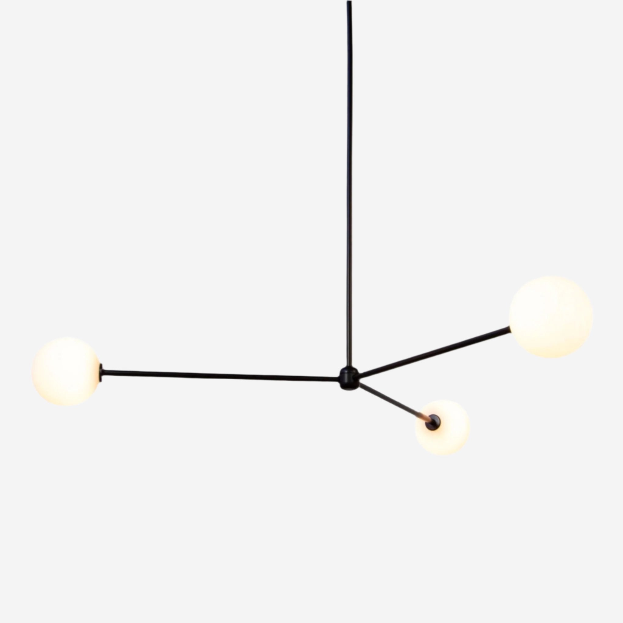 Globe Chandelier 3 - Black