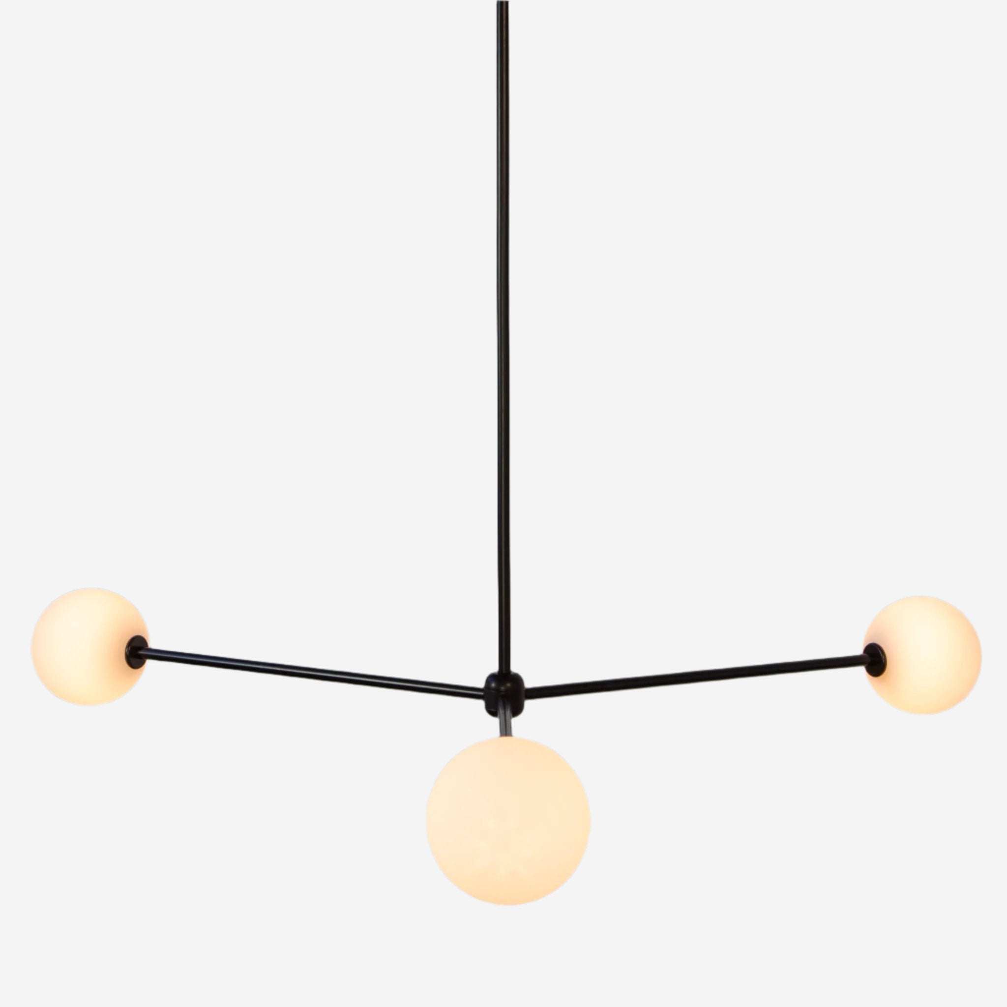 Globe Chandelier 3 - Black