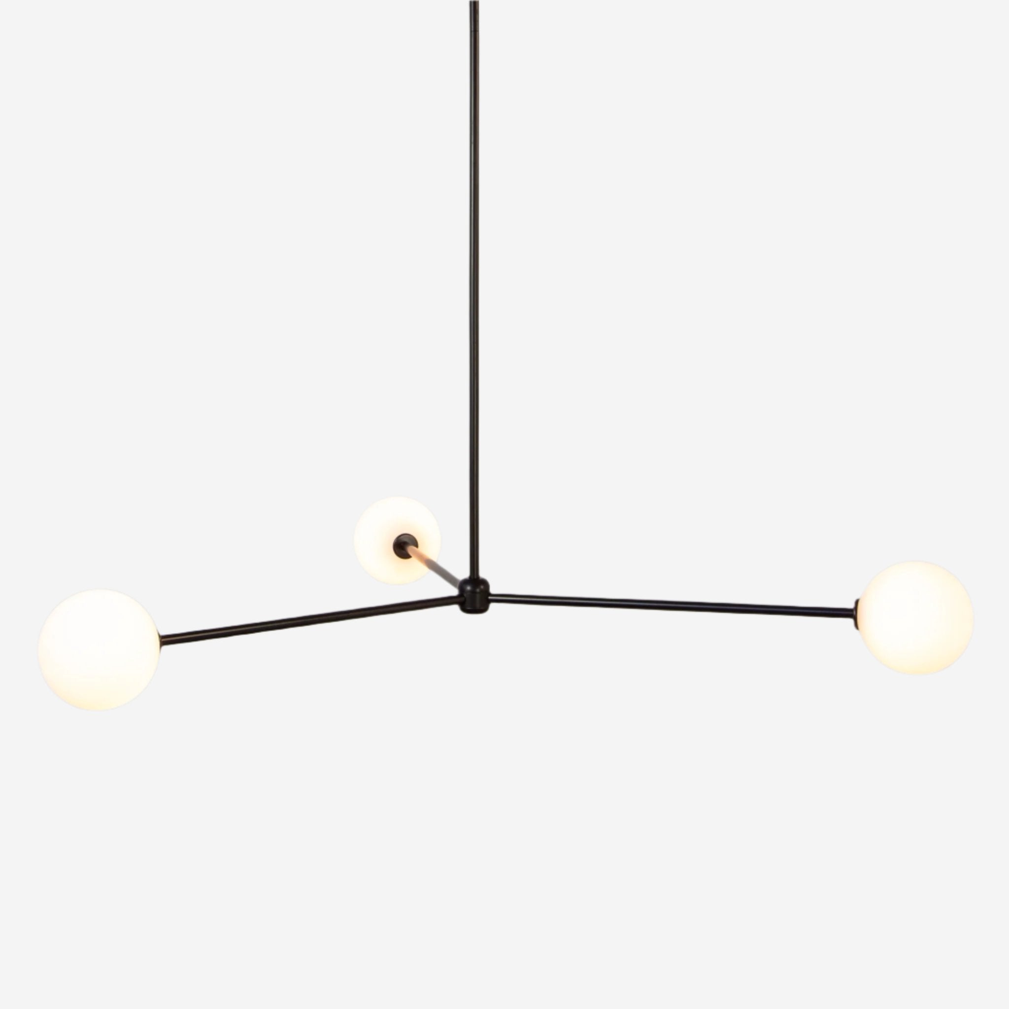 Globe Chandelier 3 - Black