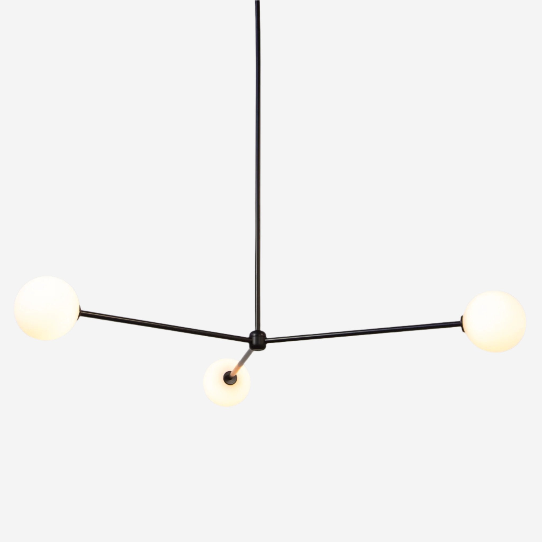 Globe Chandelier 3 - Black