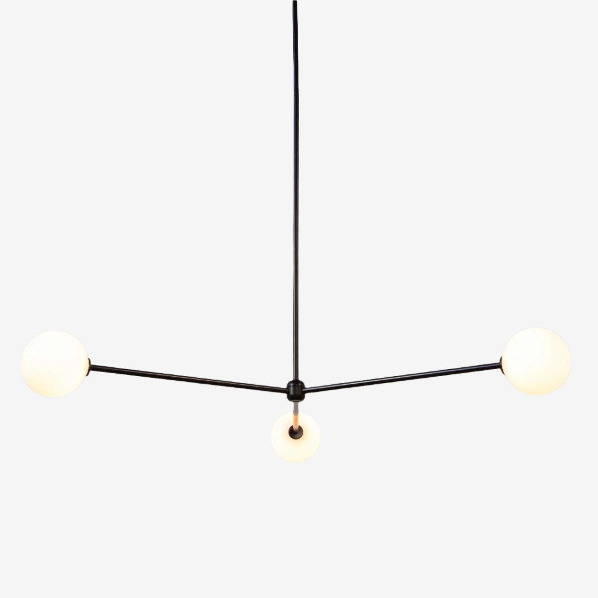 Globe Chandelier 3 - Black