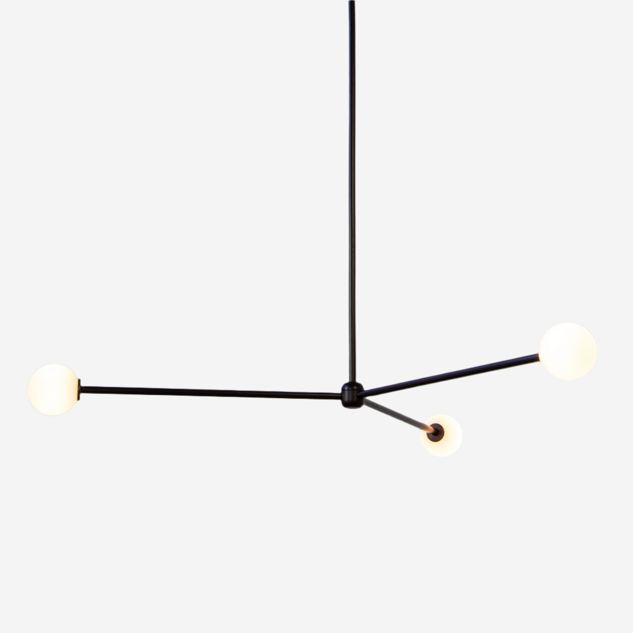 Globe Chandelier 3 - Black