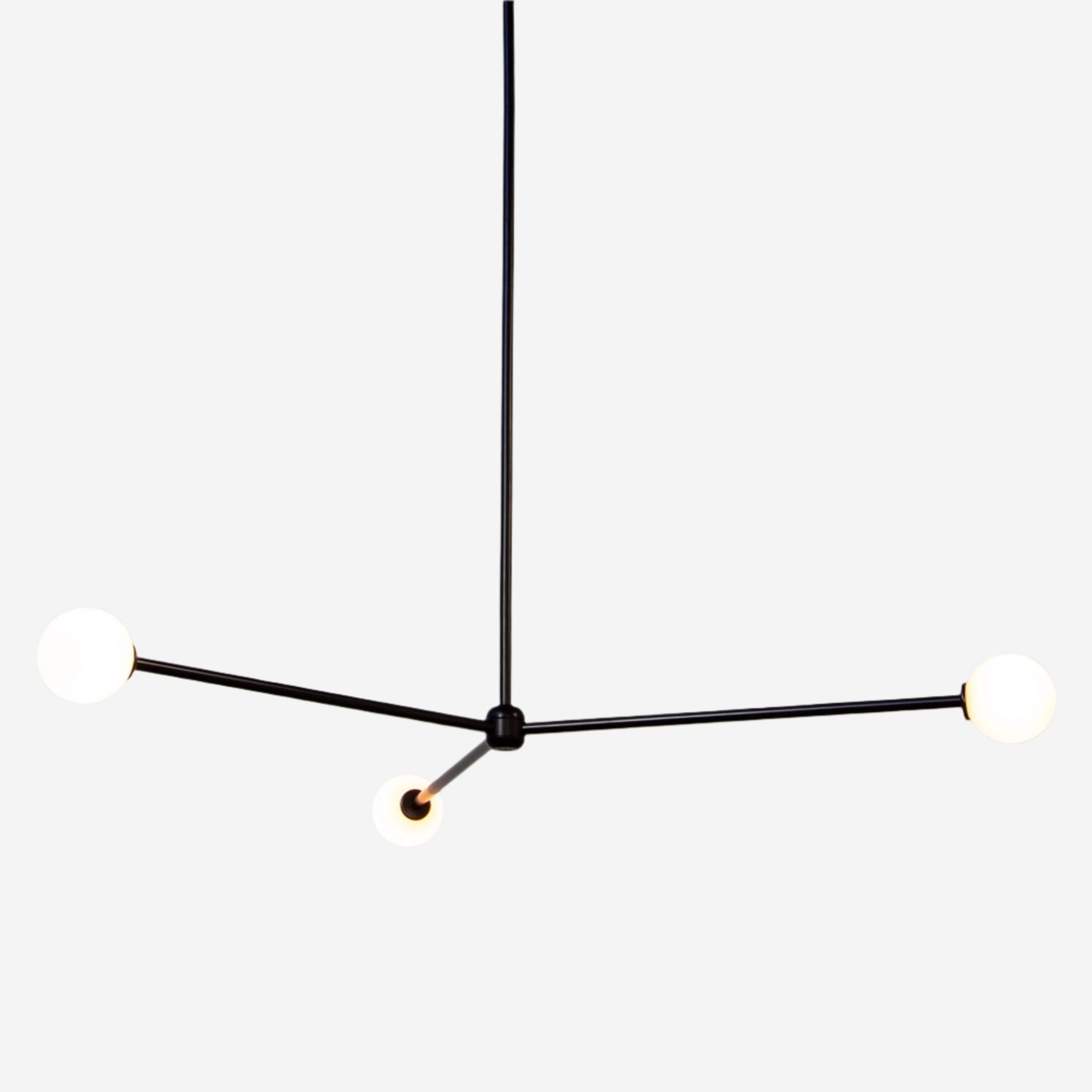 Globe Chandelier 3 - Black