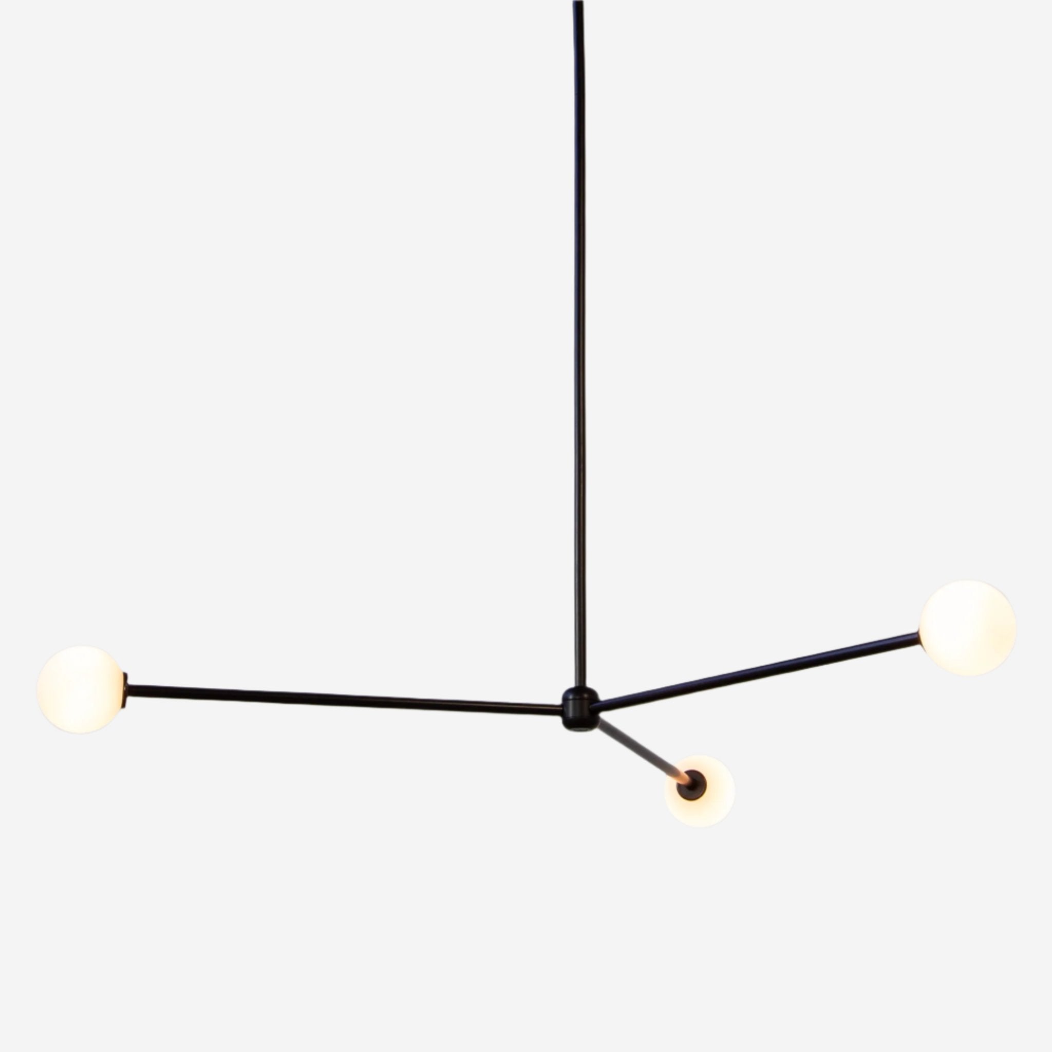 Globe Chandelier 3 - Black