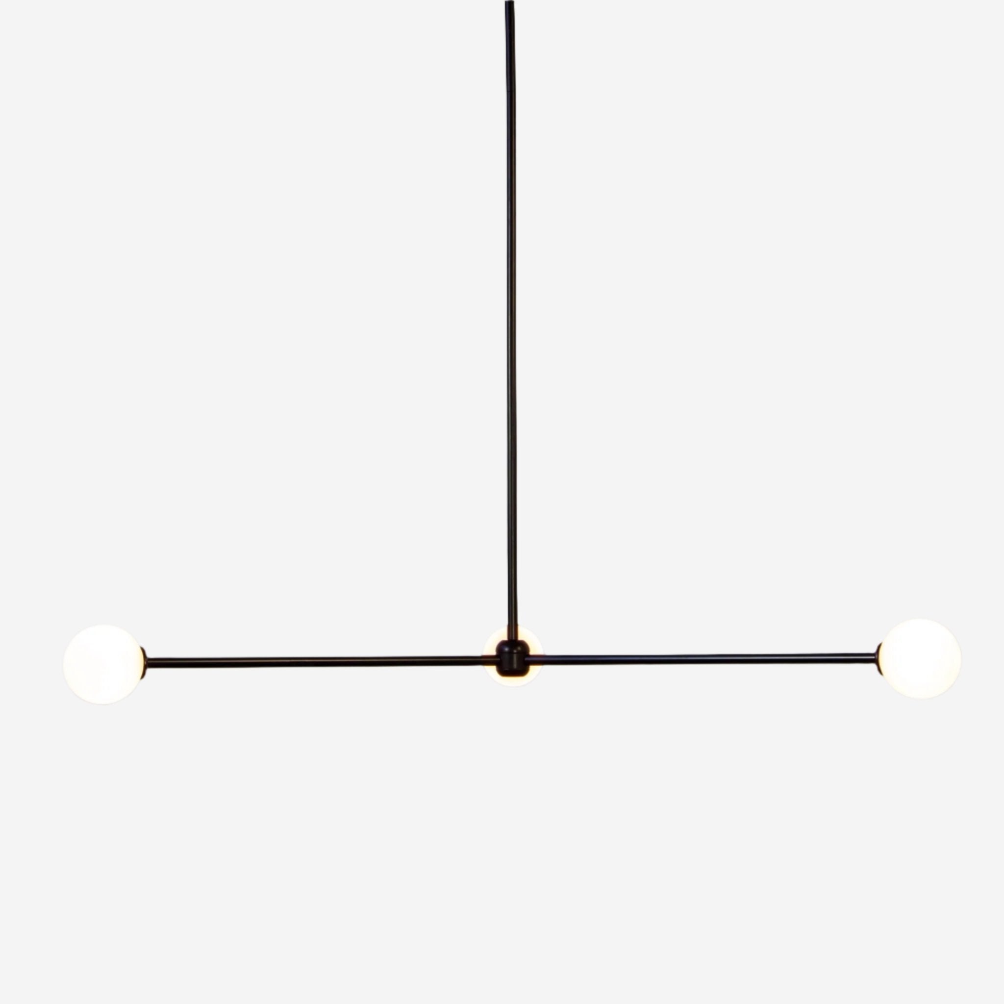 Globe Chandelier 3 - Black