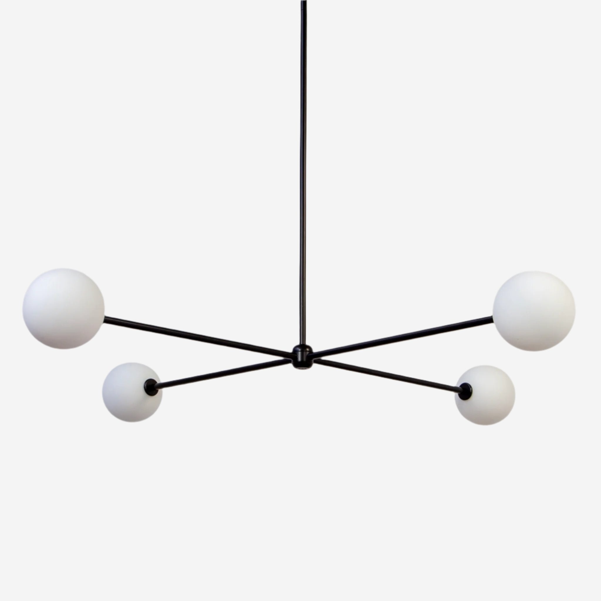 Globe Chandelier 4 - Black