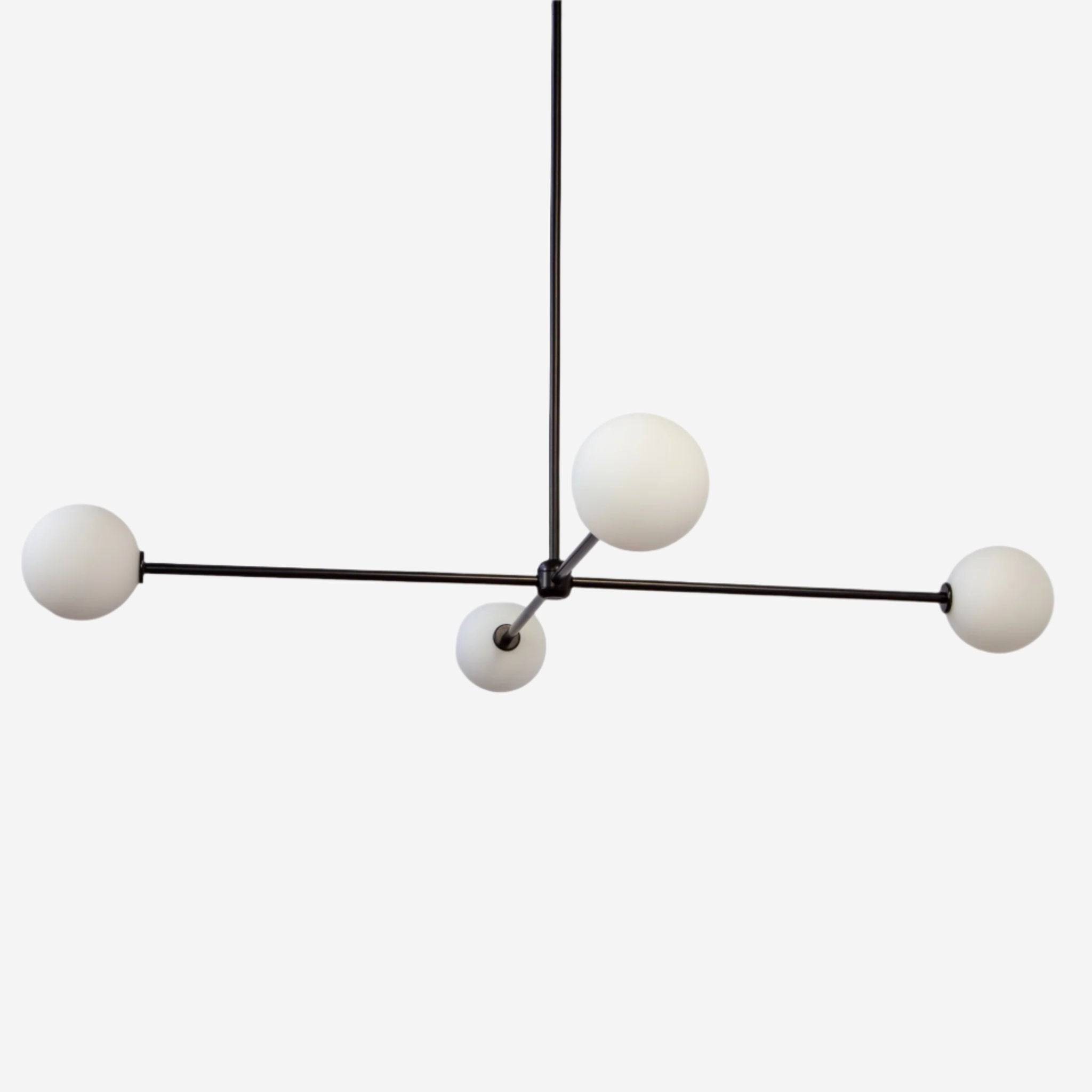 Globe Chandelier 4 - Black