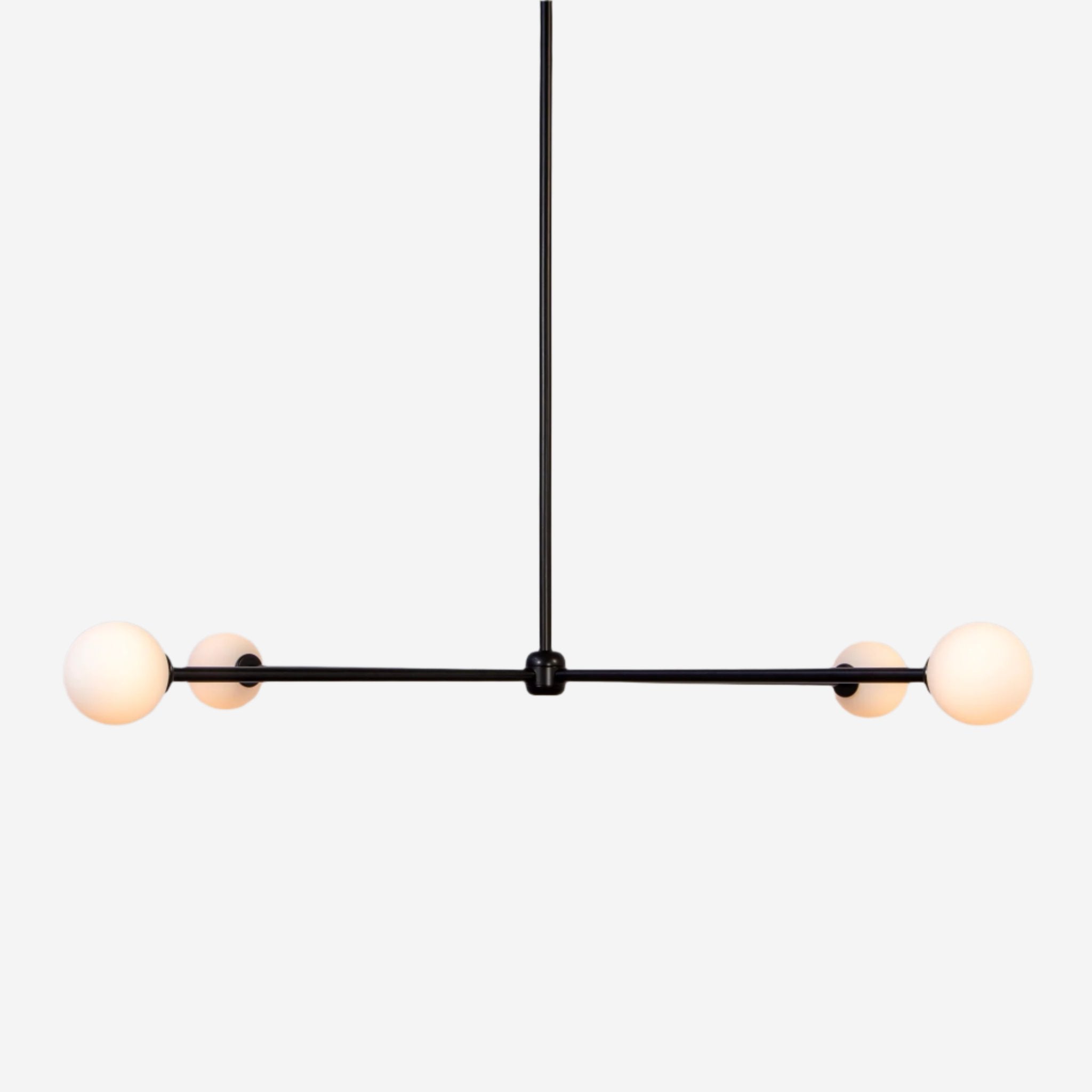 Globe Chandelier 4 - Black