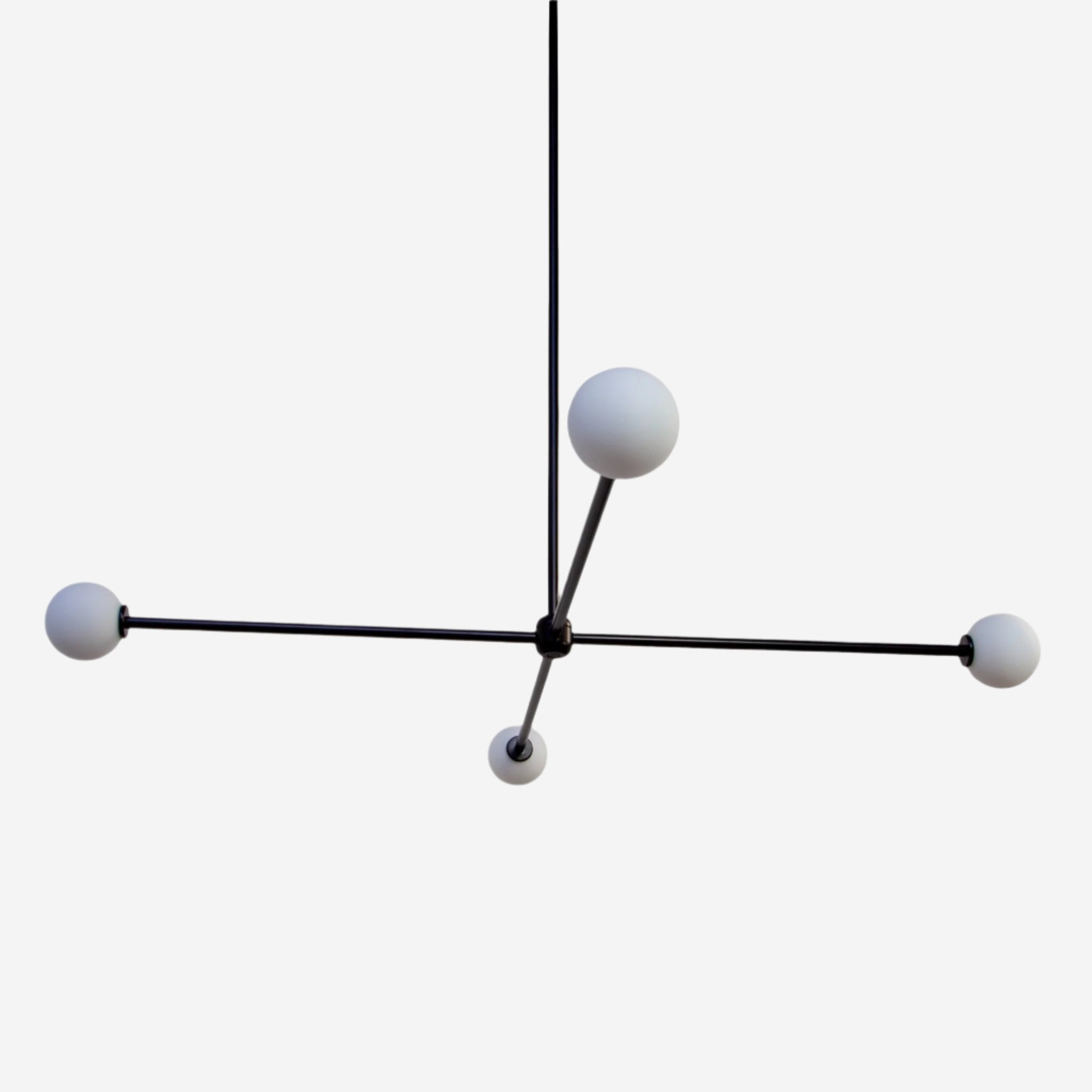 Globe Chandelier 4 - Black