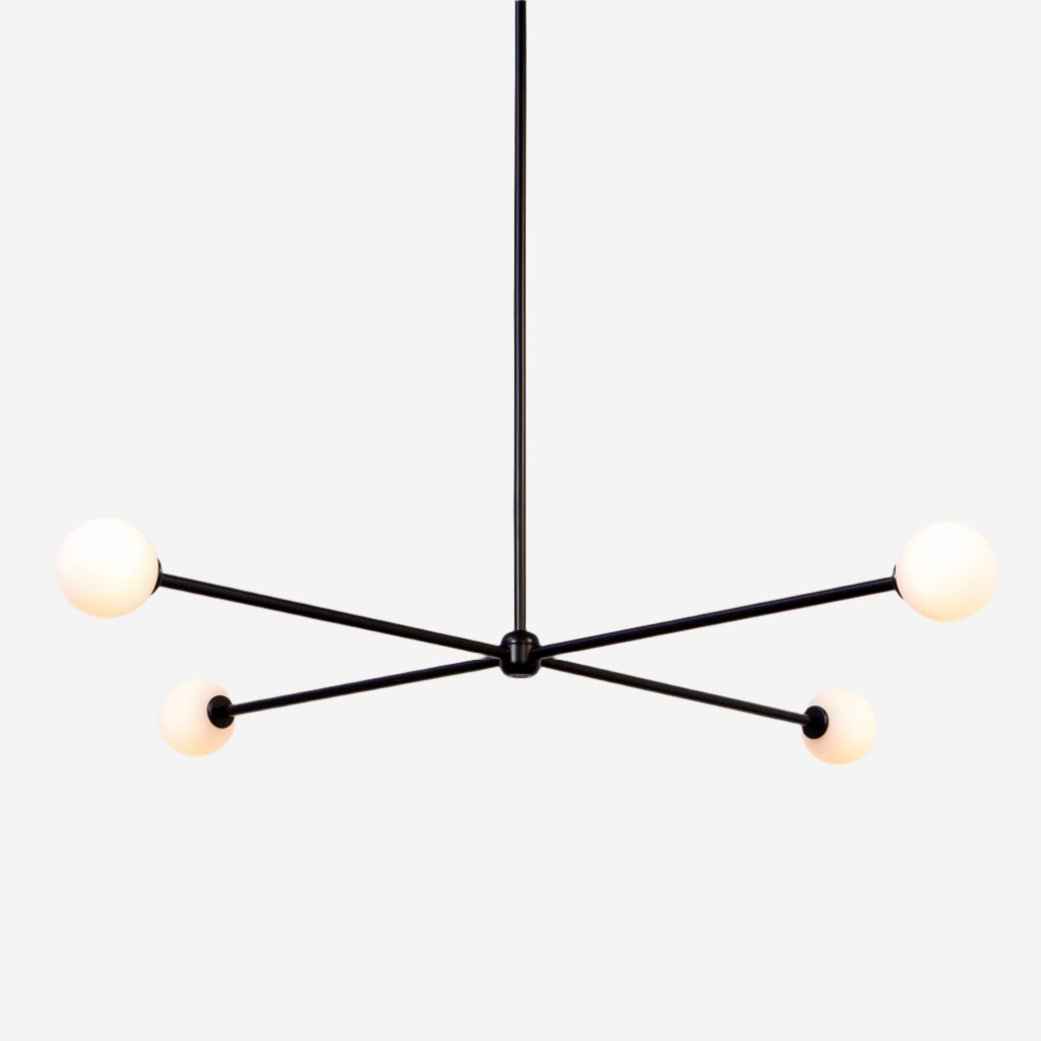 Globe Chandelier 4 - Black