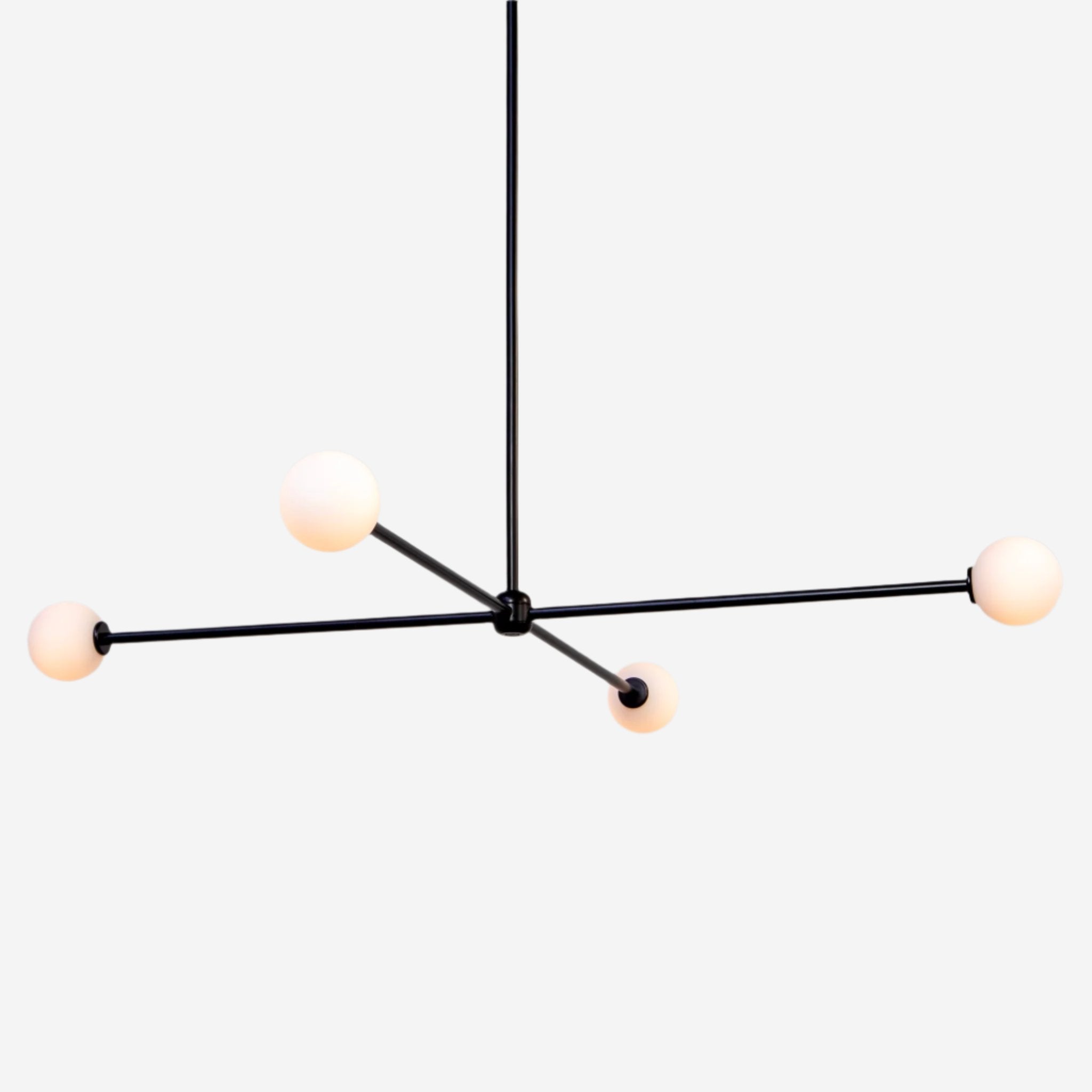 Globe Chandelier 4 - Black