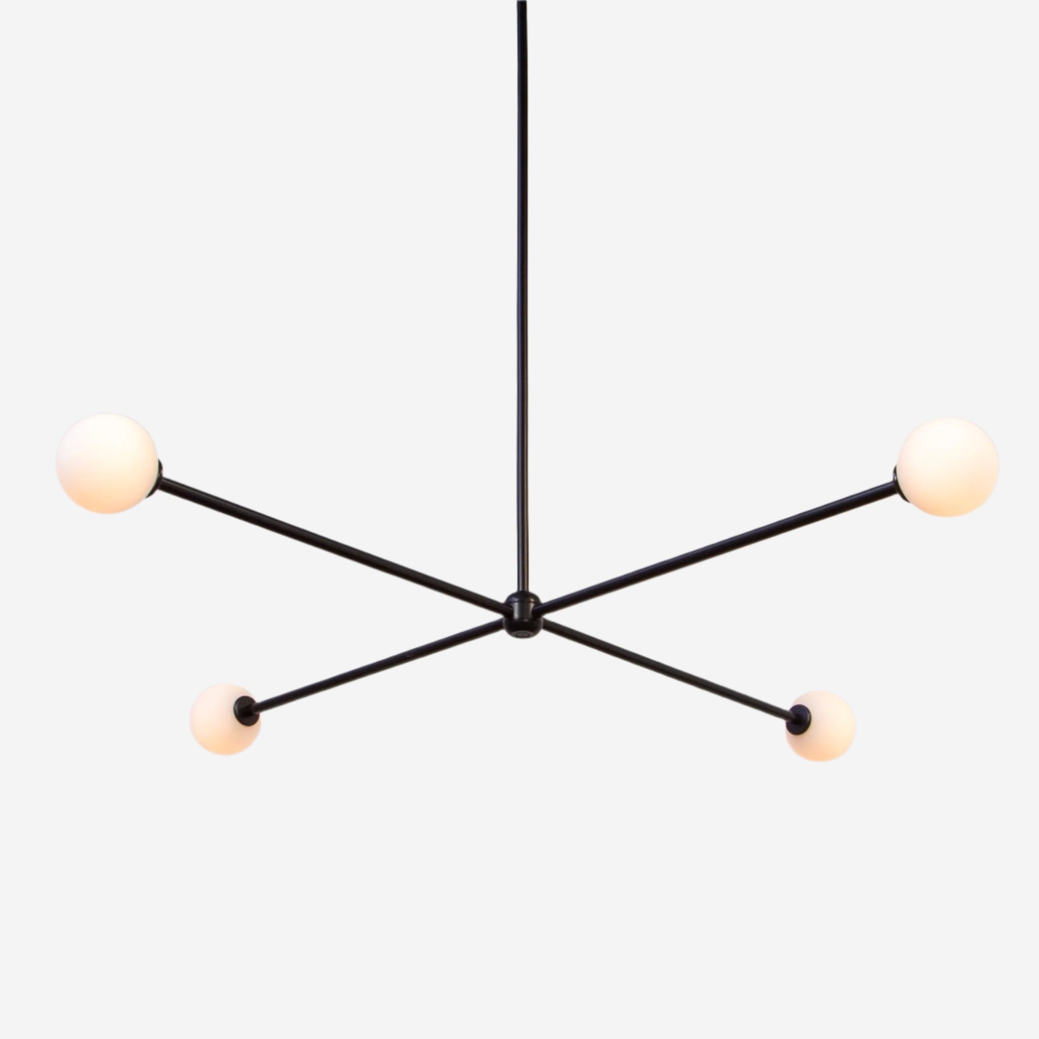 Globe Chandelier 4 - Black