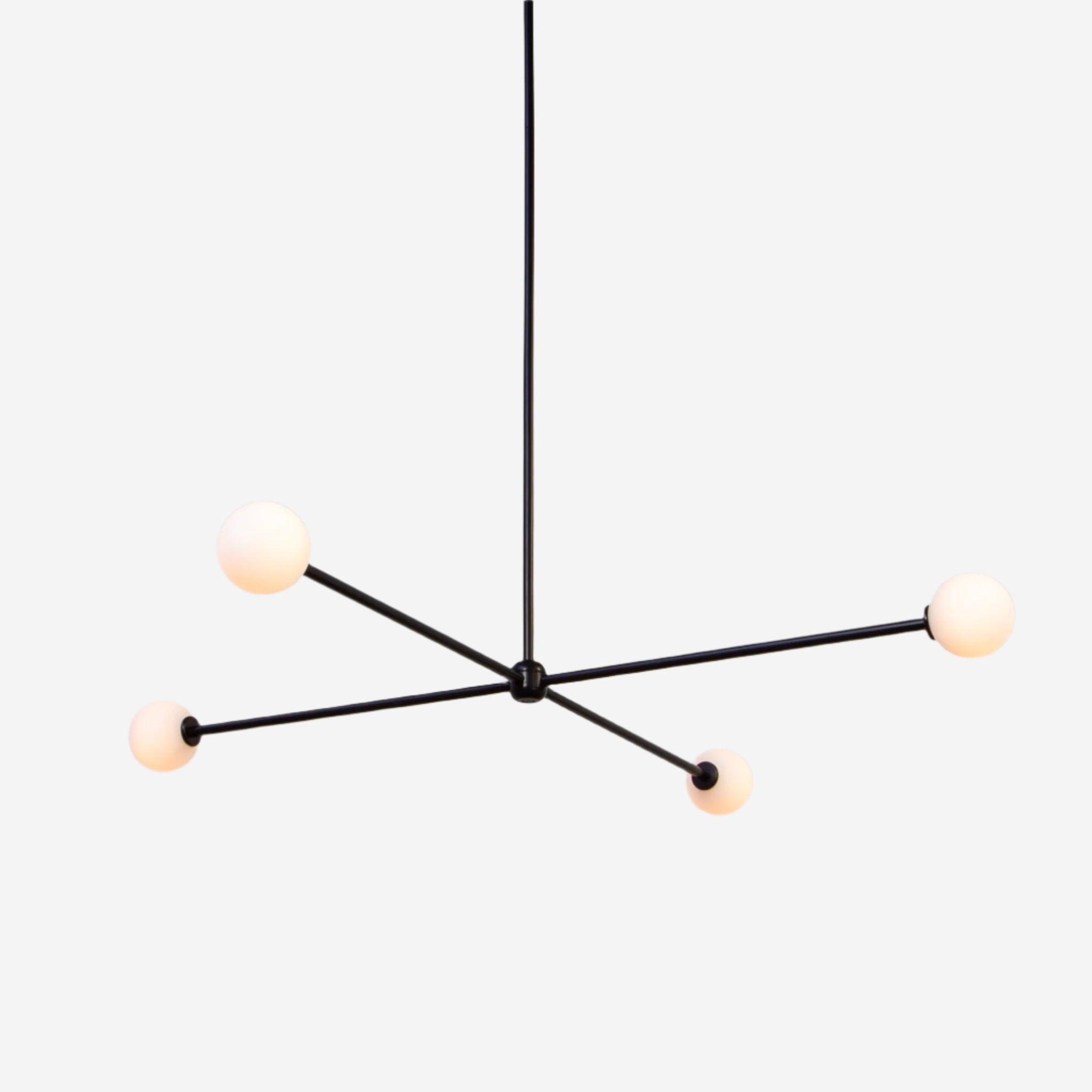 Globe Chandelier 4 - Black