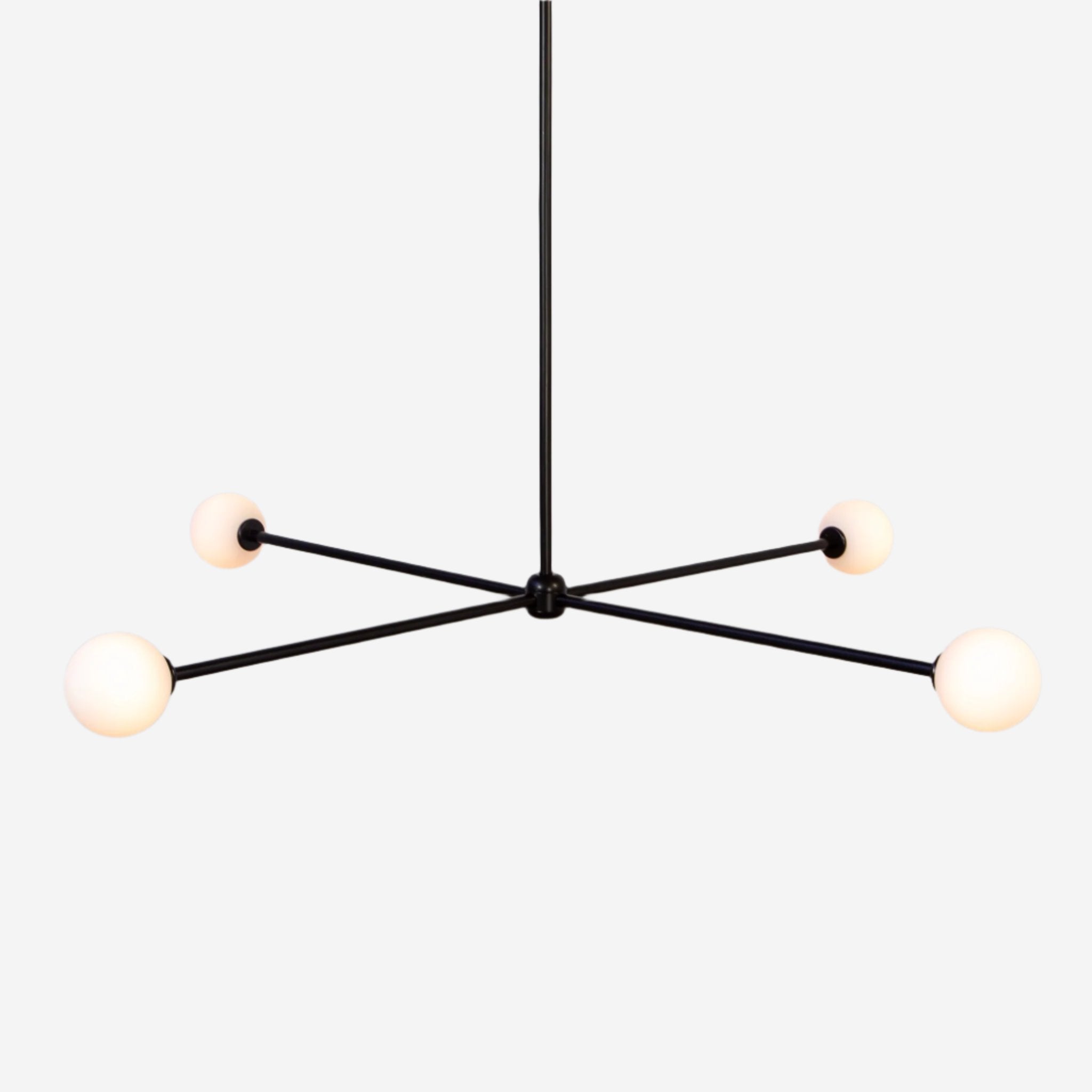 Globe Chandelier 4 - Black