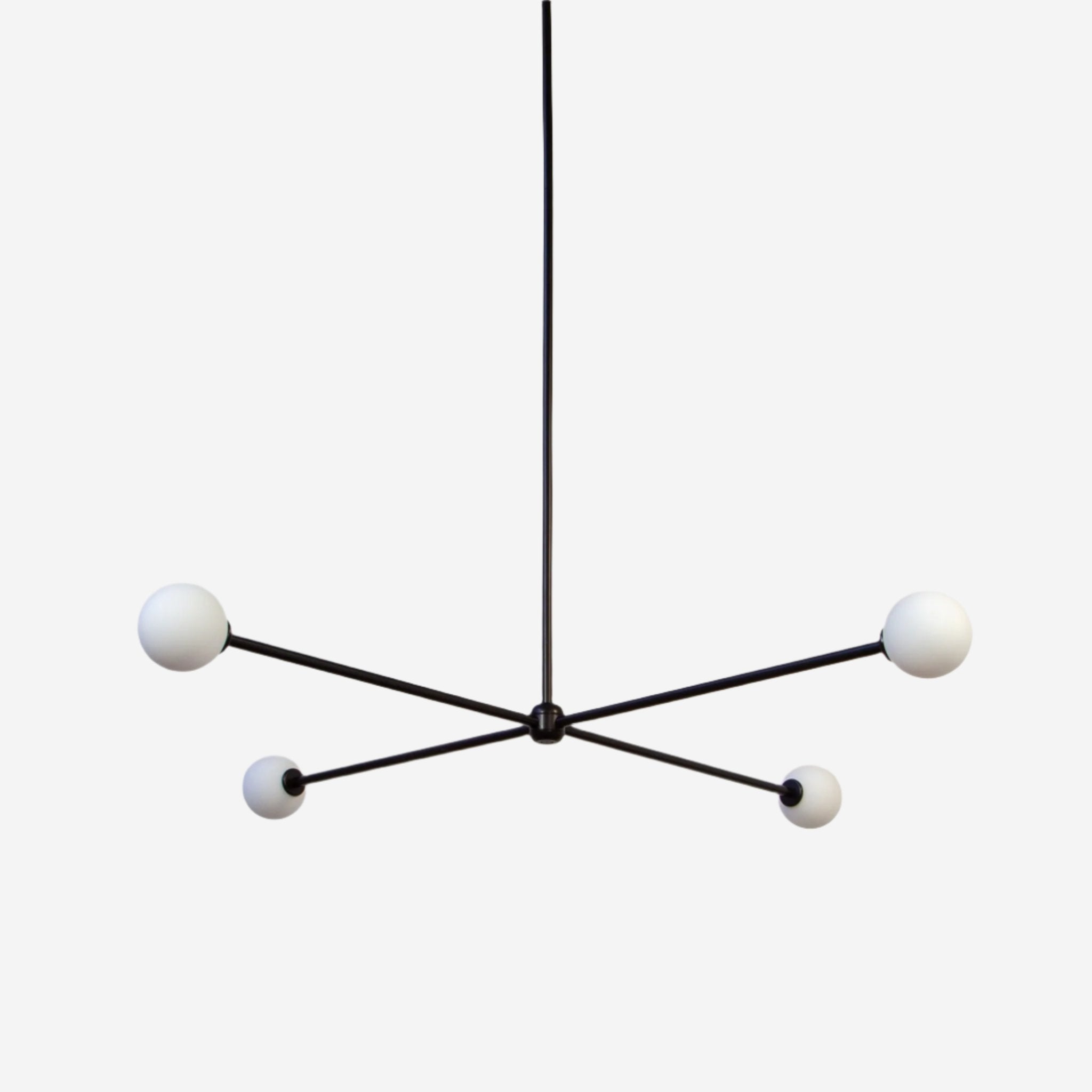 Globe Chandelier 4 - Black