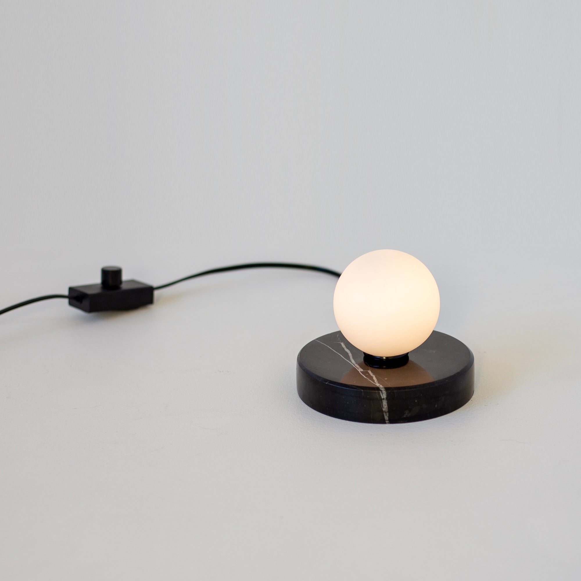 Globe Table Lamp - Small, Black