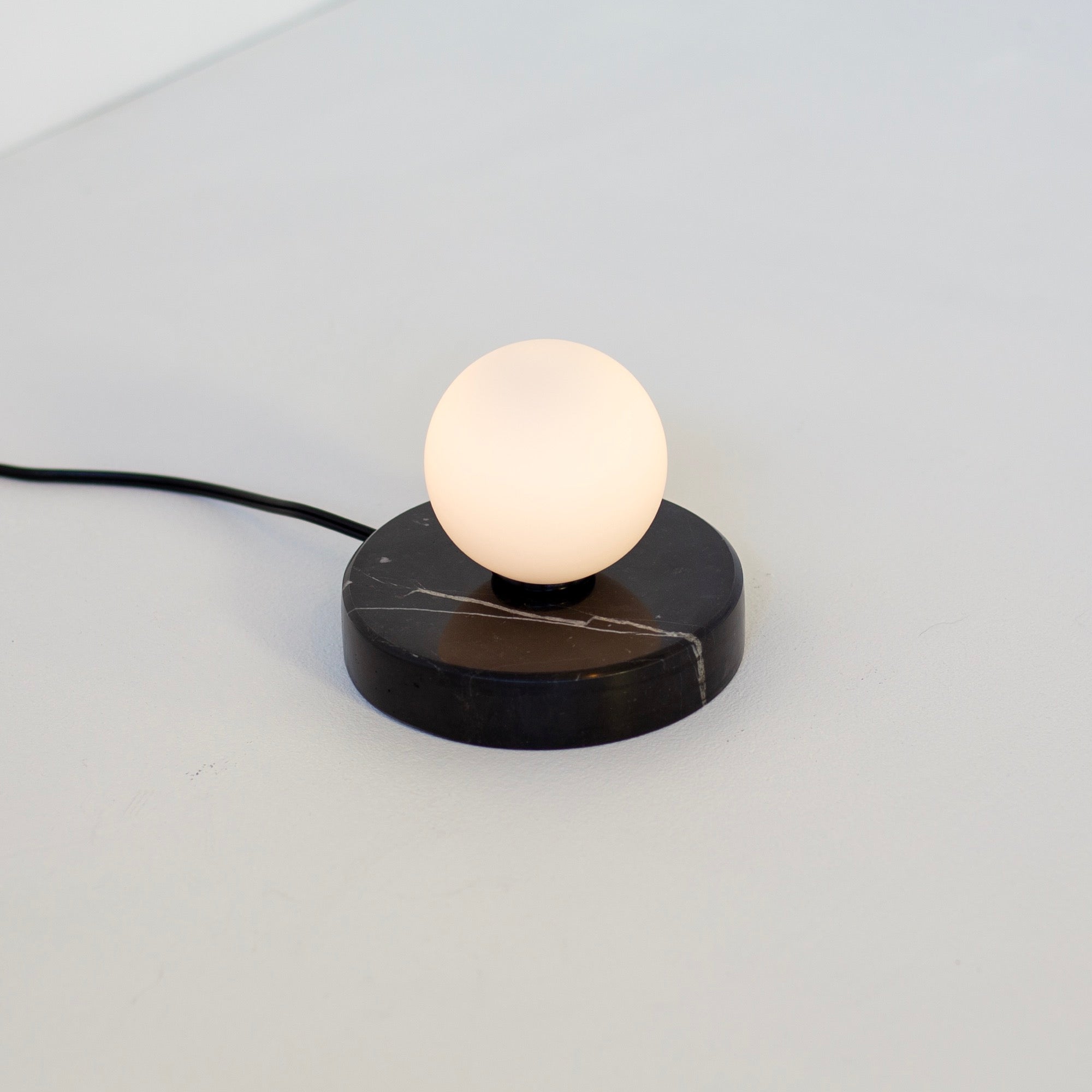 Globe Table Lamp - Small, Black