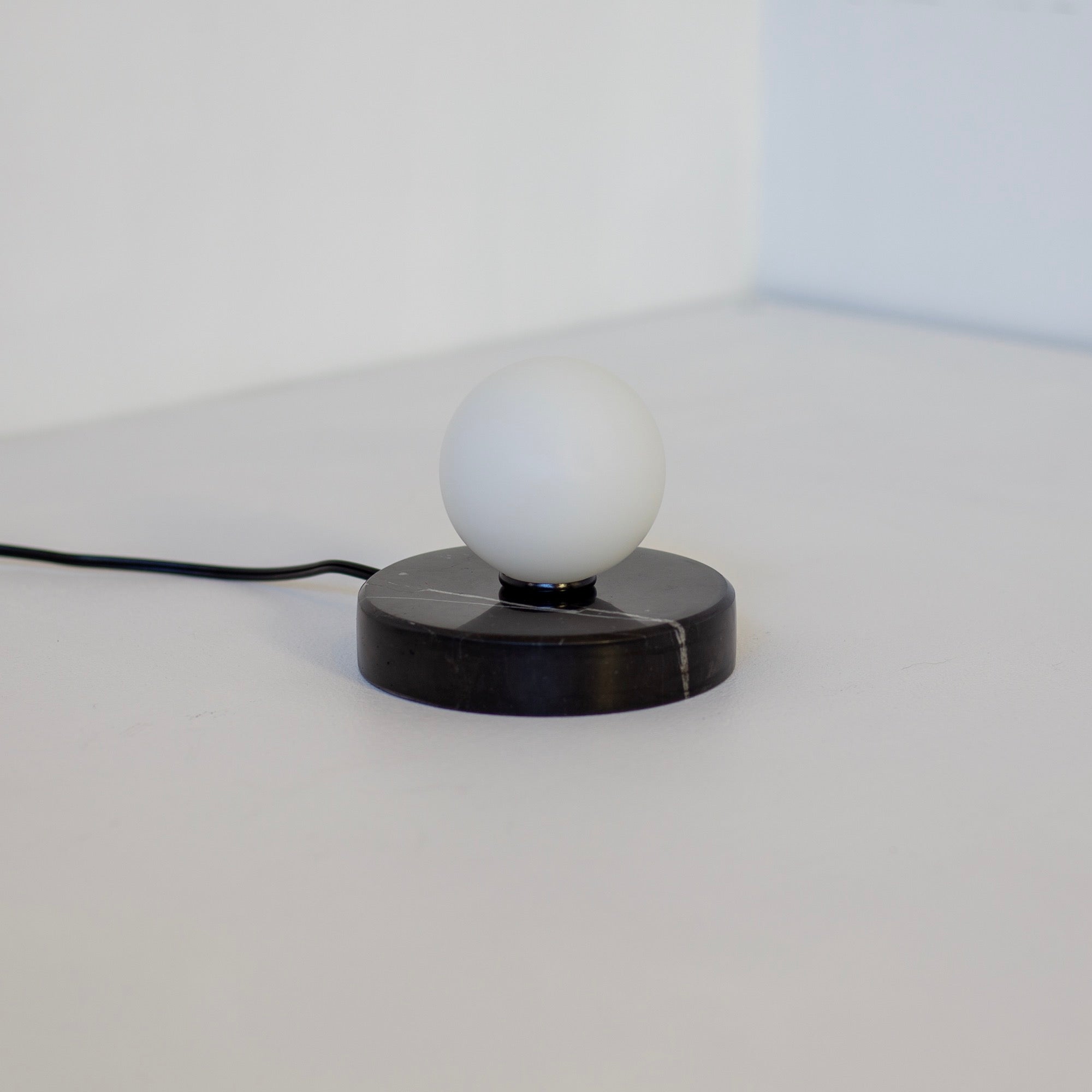 Globe Table Lamp - Small, Black