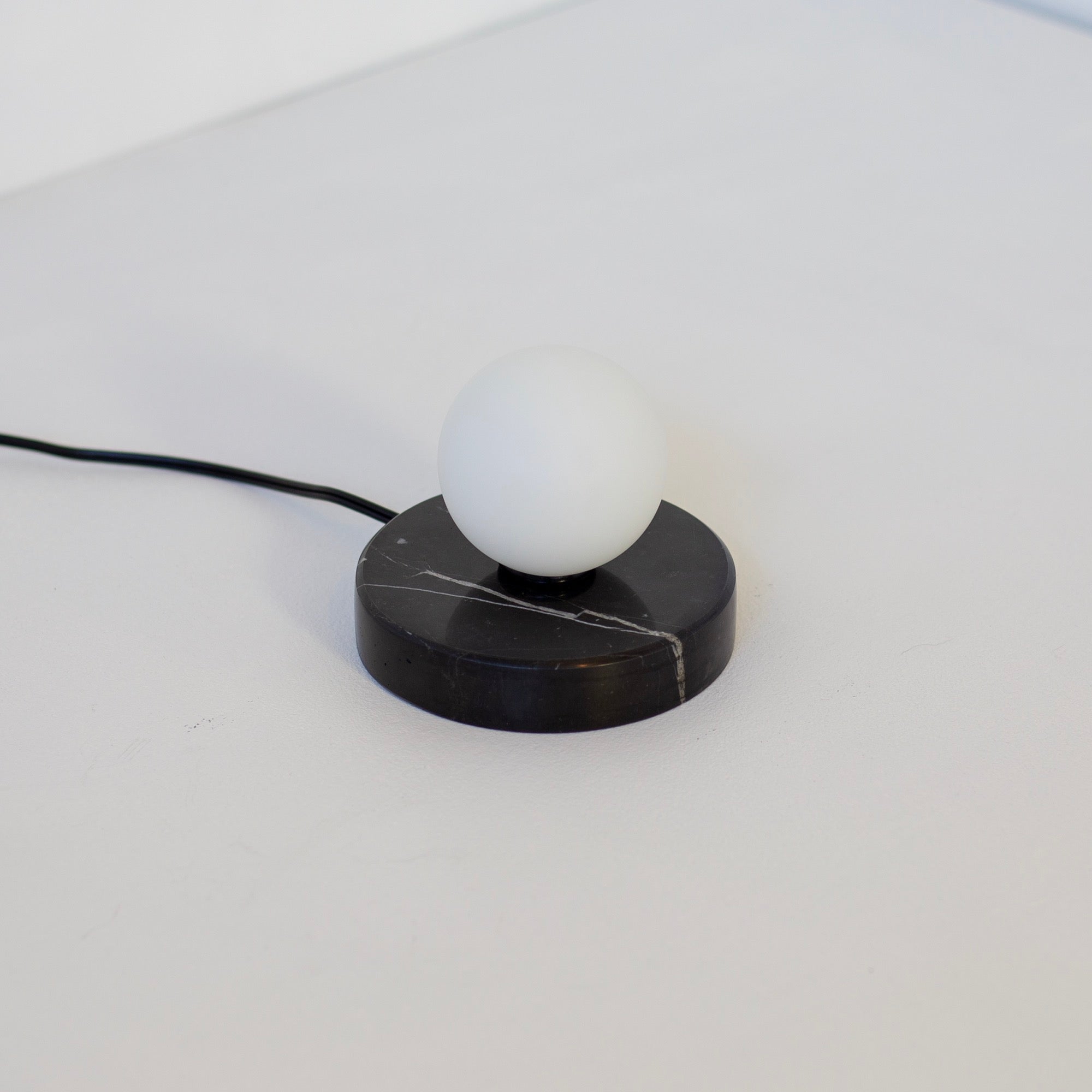 Globe Table Lamp - Small, Black