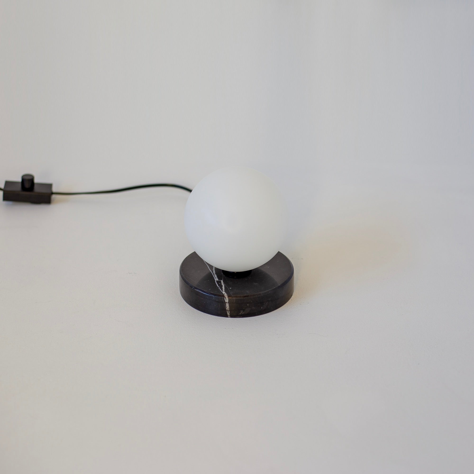 Globe Table Lamp - Small, Black
