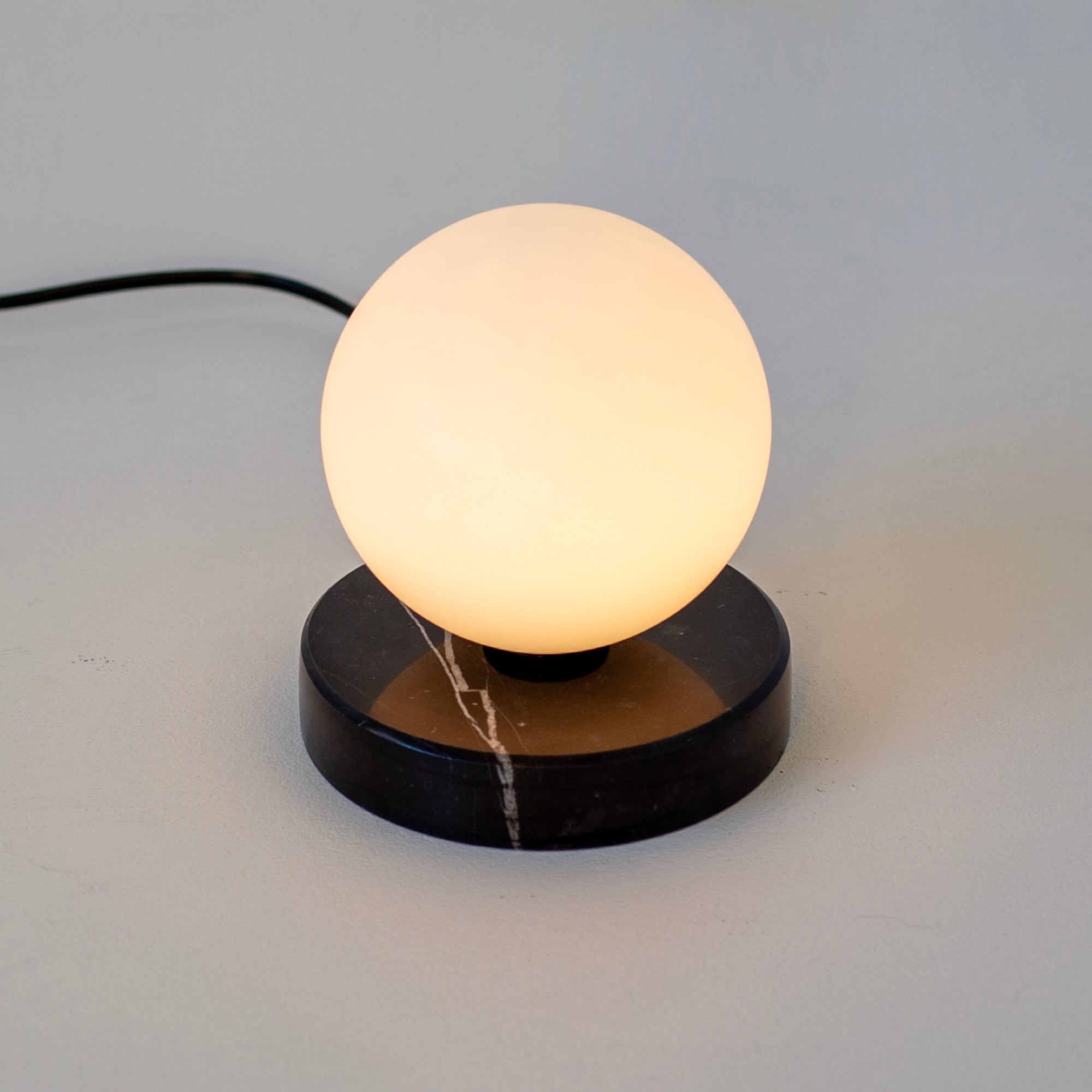 Globe Table Lamp - Small, Black
