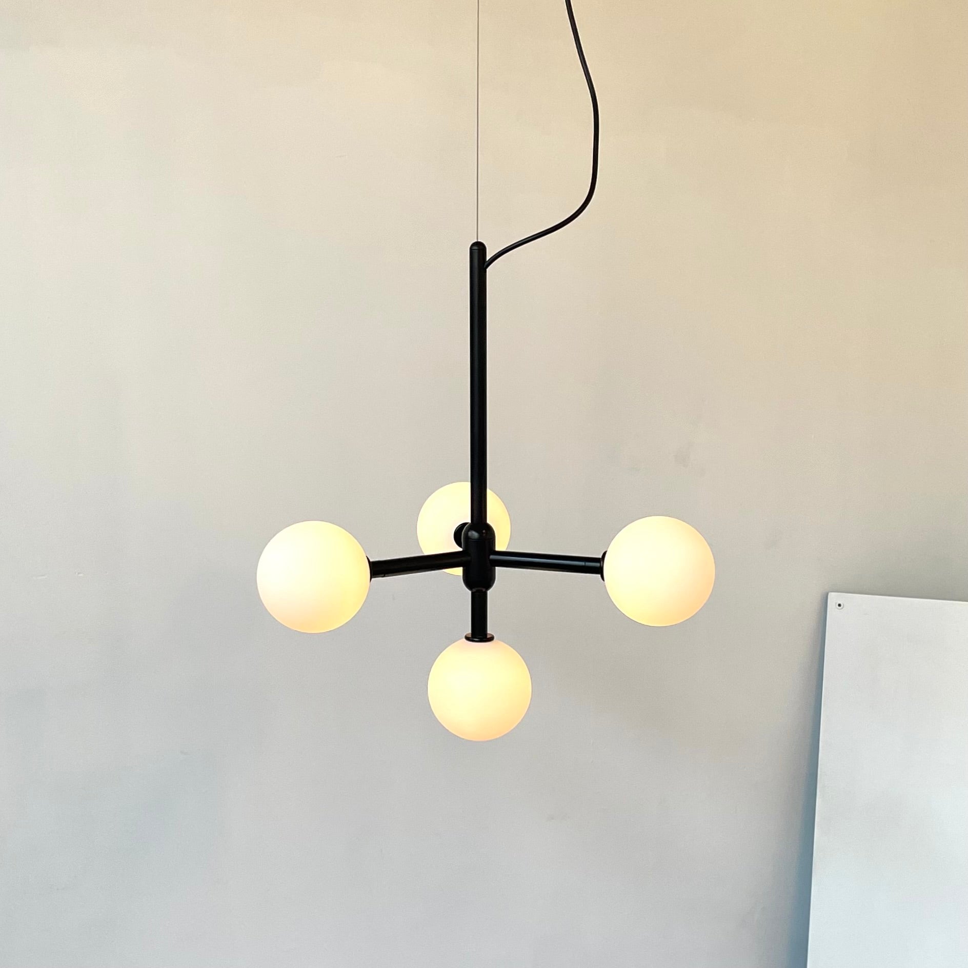Drop Pendant Light 4 - Black, Prototype