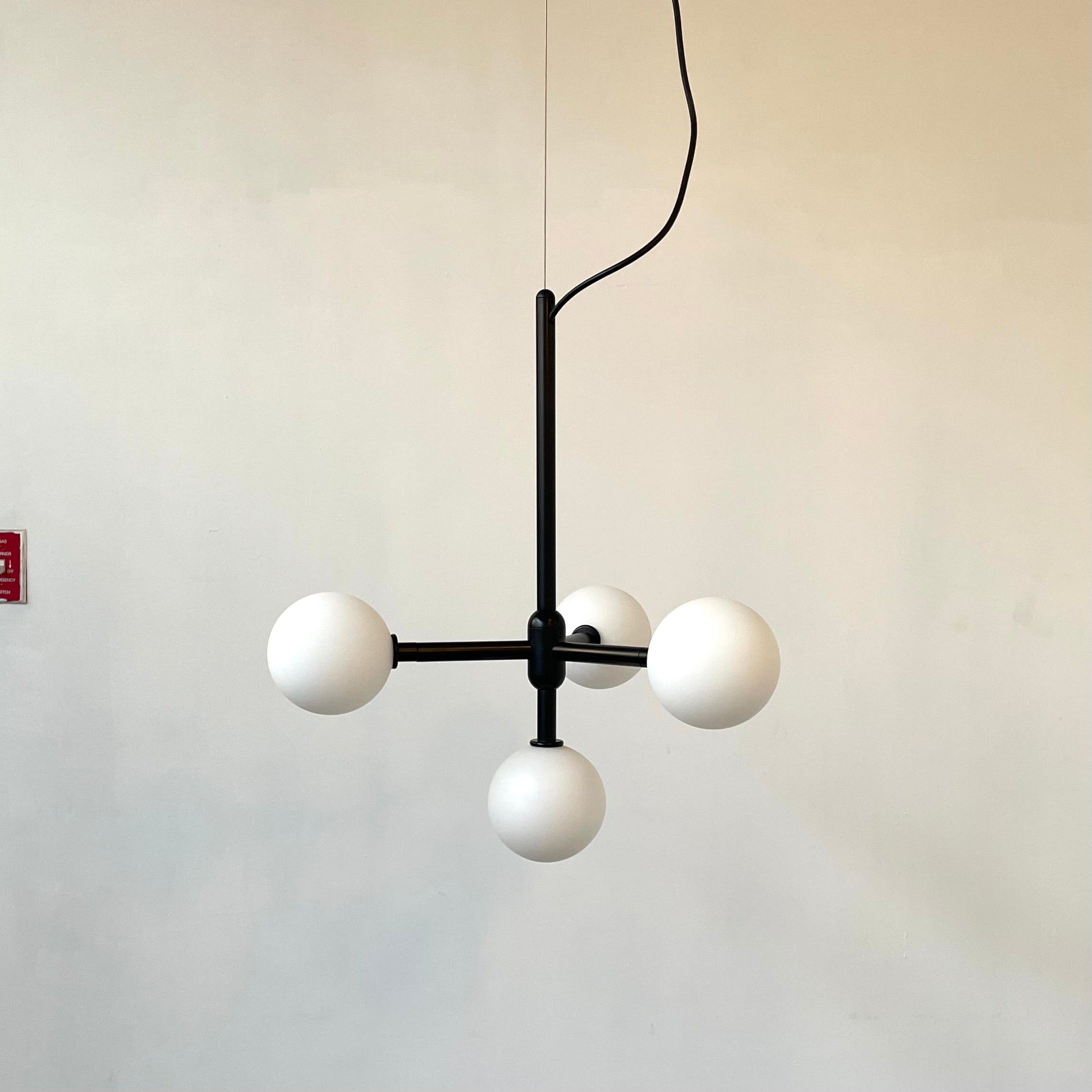 Drop Pendant Light 4 - Black, Prototype