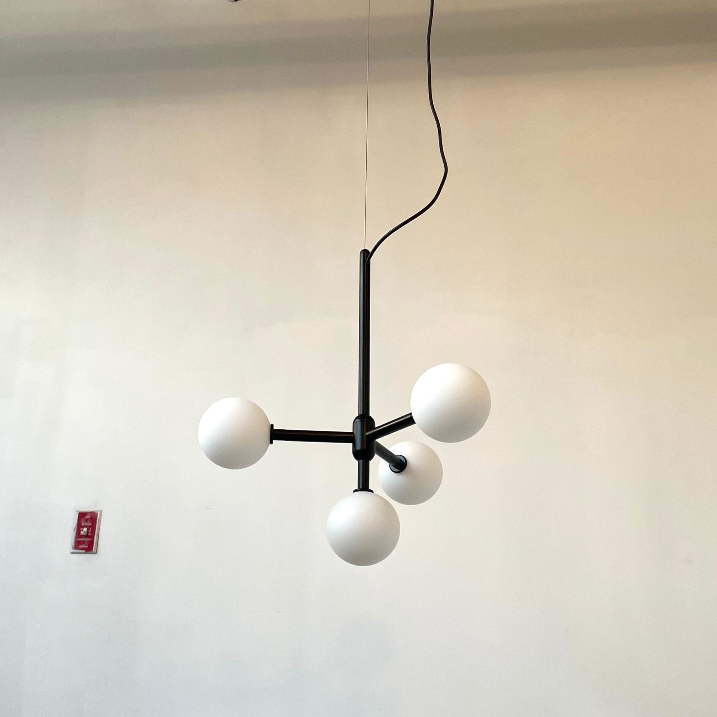 Drop Pendant Light 4 - Black, Prototype