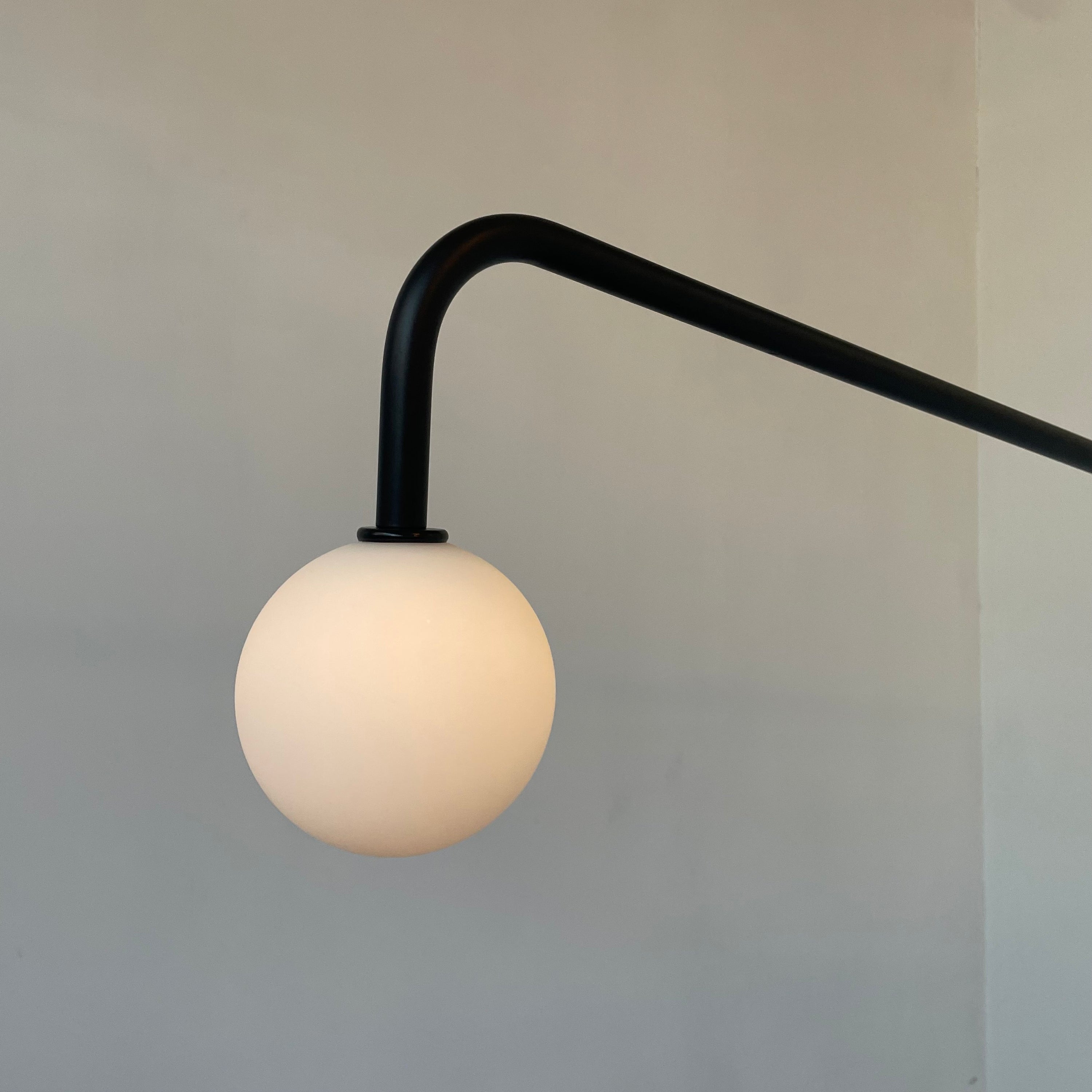 Globe Arm Sconce - Extra Long, Prototype