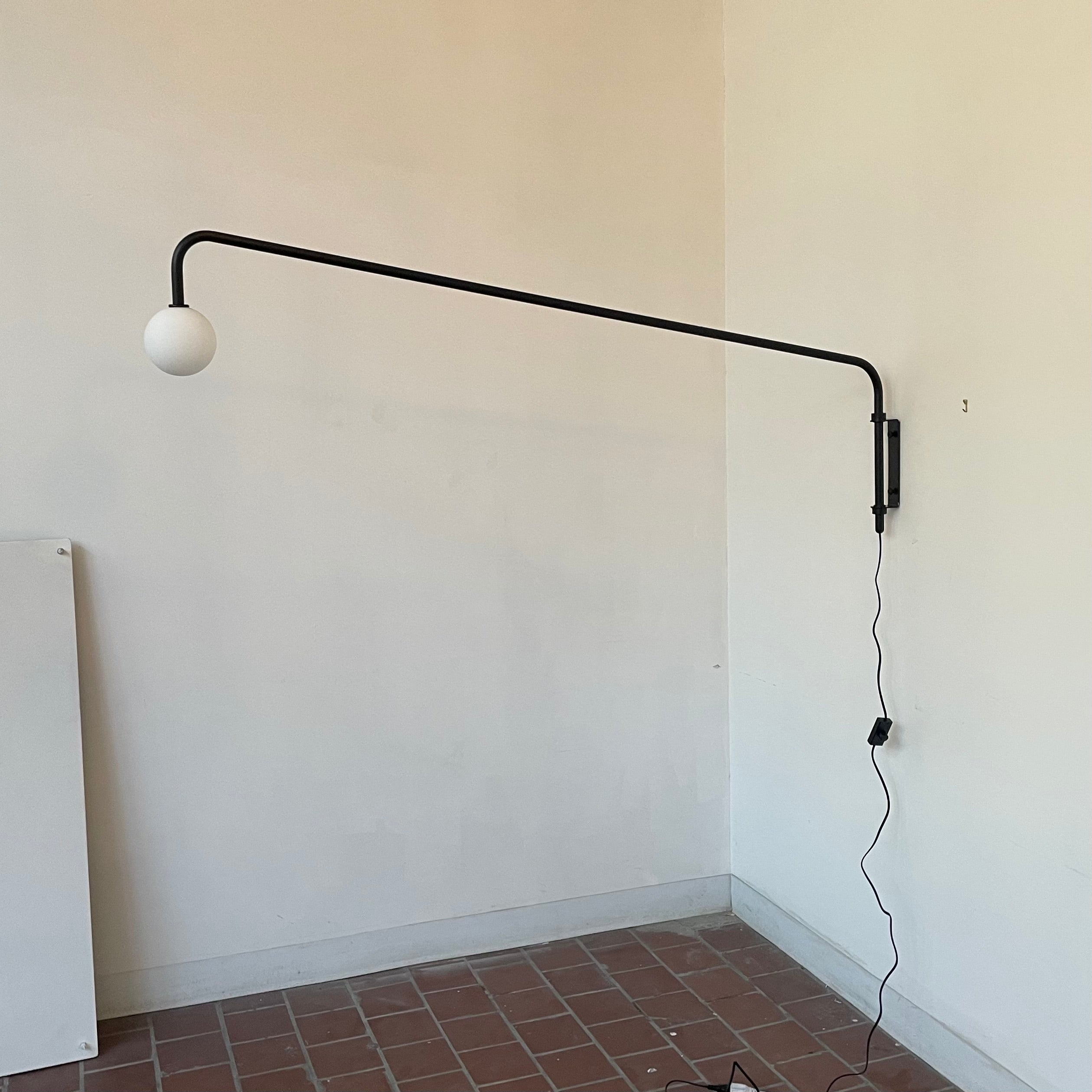 Globe Arm Sconce - Extra Long, Prototype
