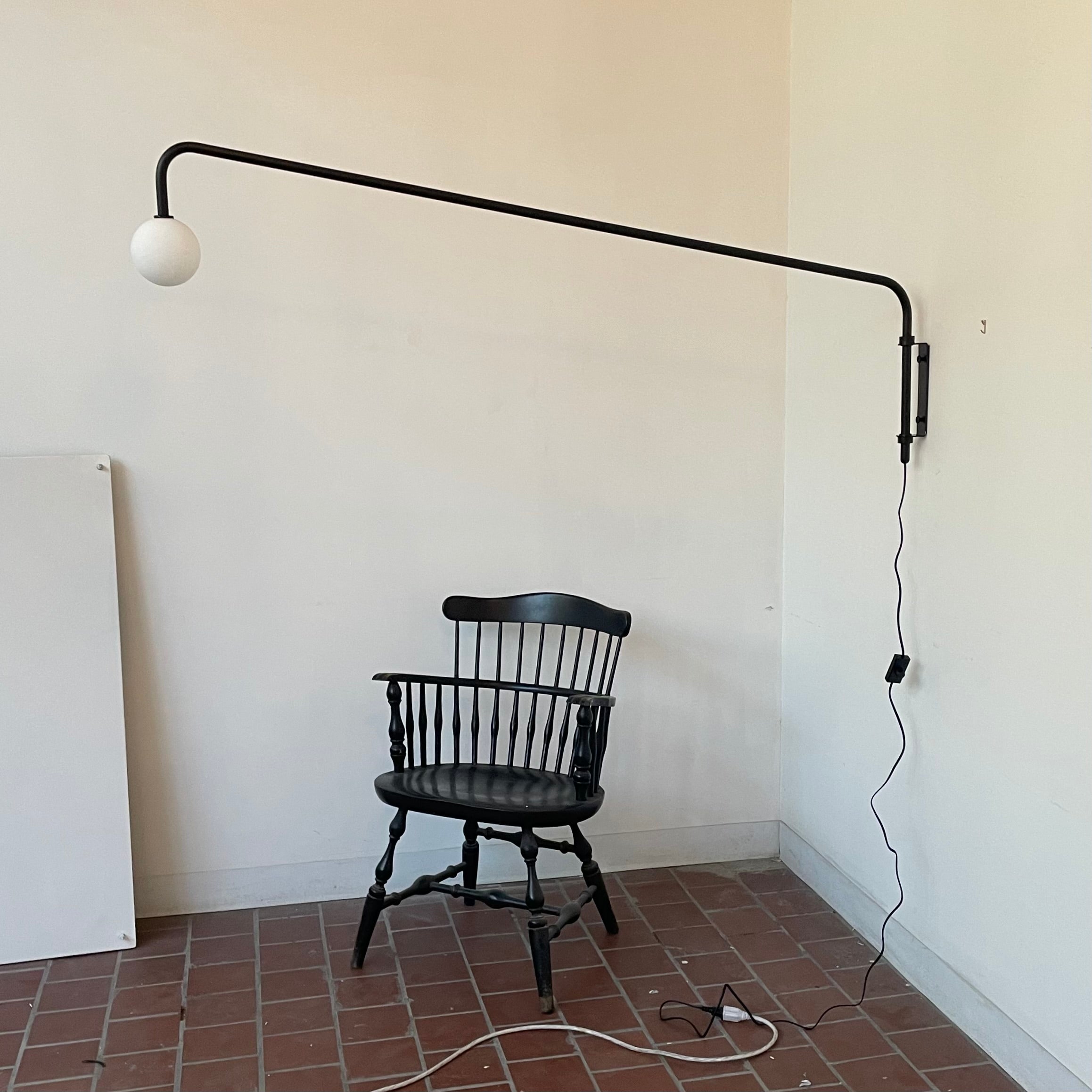 Globe Arm Sconce - Extra Long, Prototype