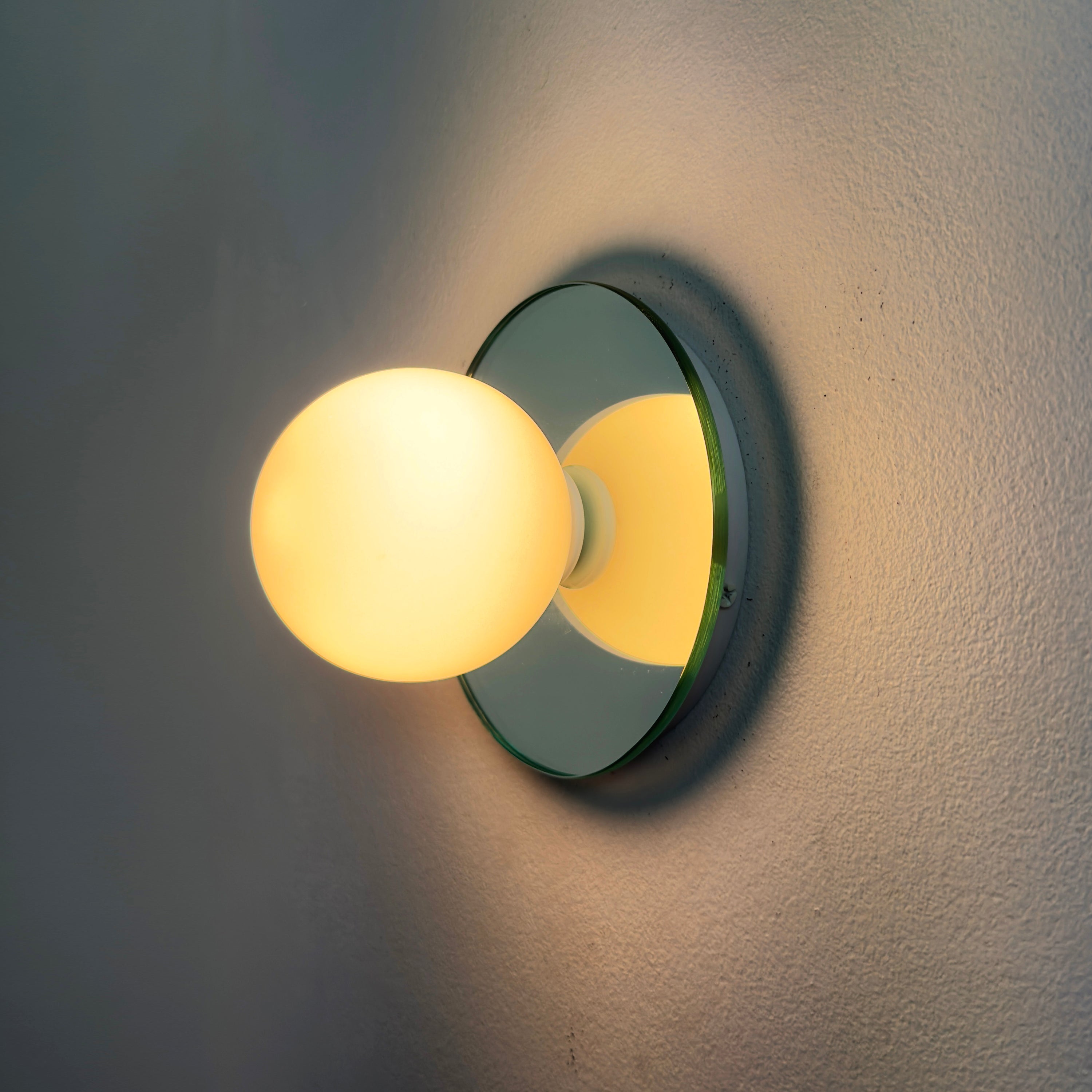 Globe Sconce - Mirror Backed, Prototype