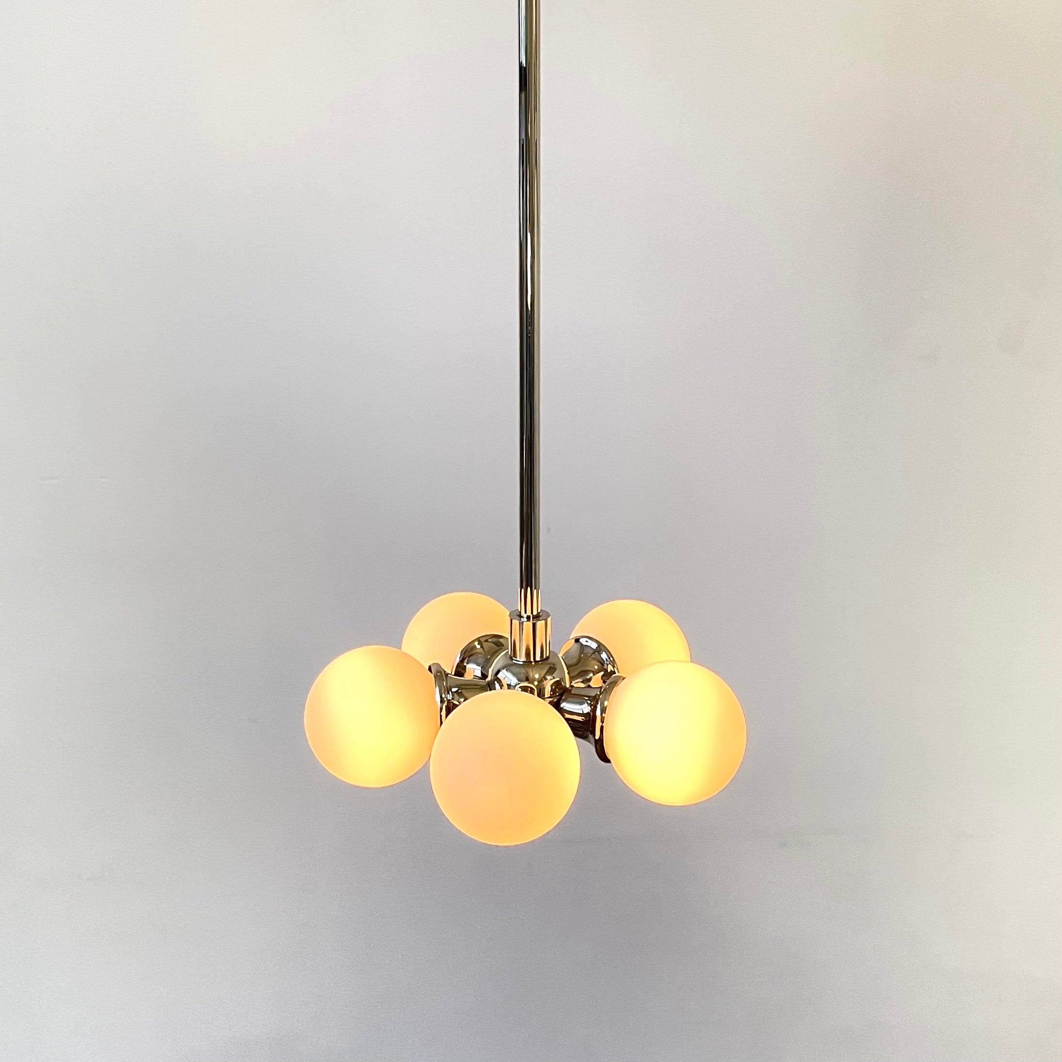 Radial Pendant Light 5 - Nickel, Prototype