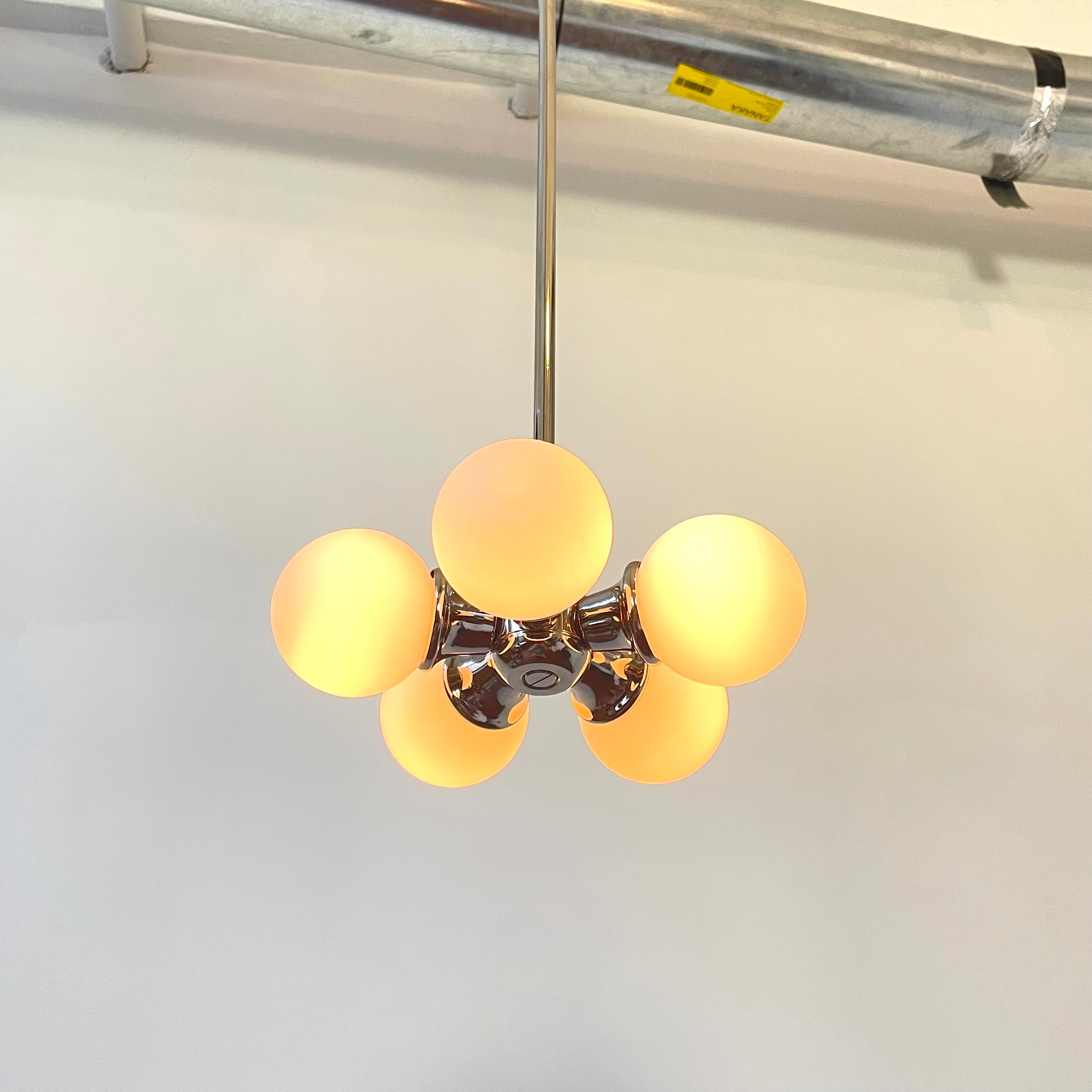 Radial Pendant Light 5 - Nickel, Prototype
